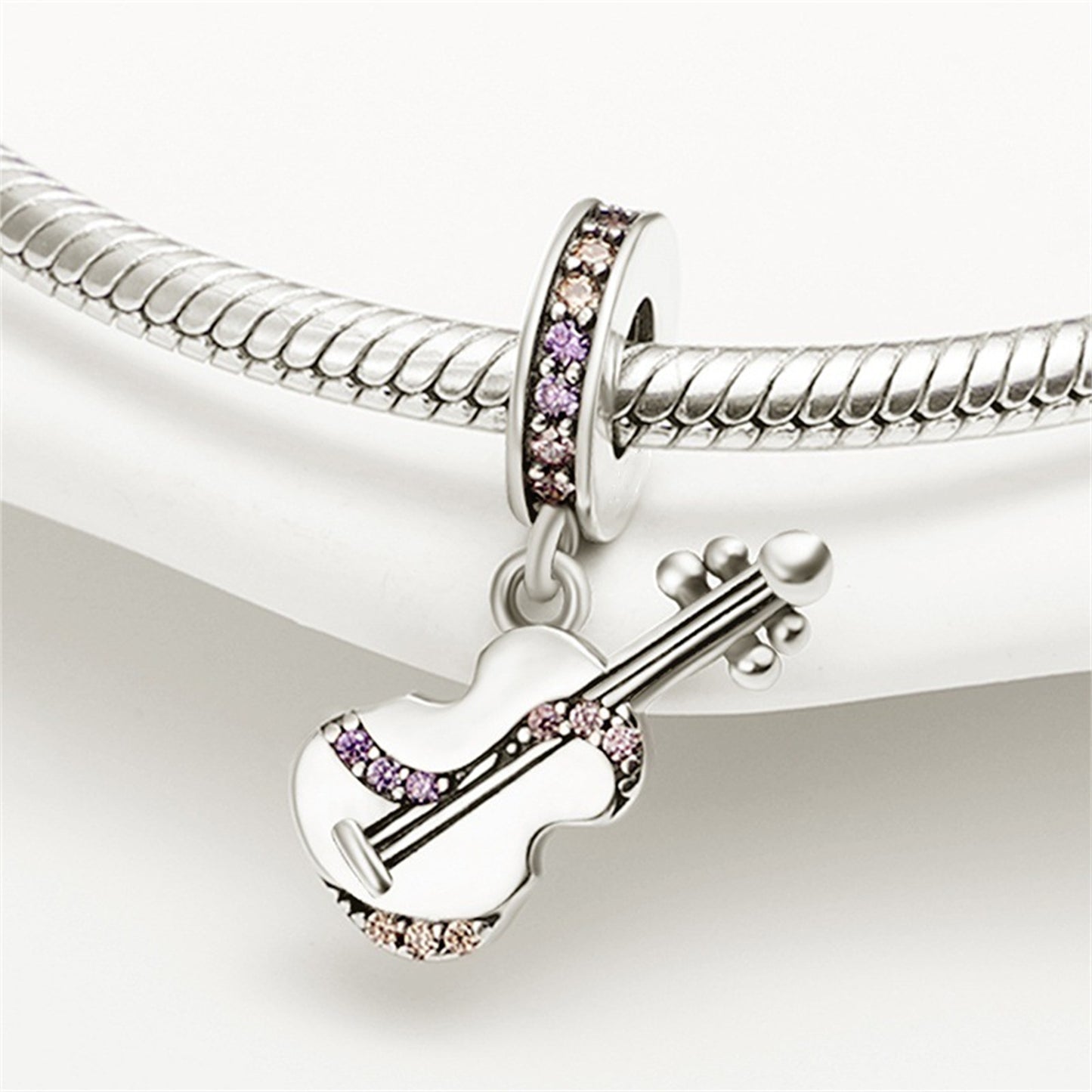 925 Sterling Silver Camera luggage Pendant Series Charm