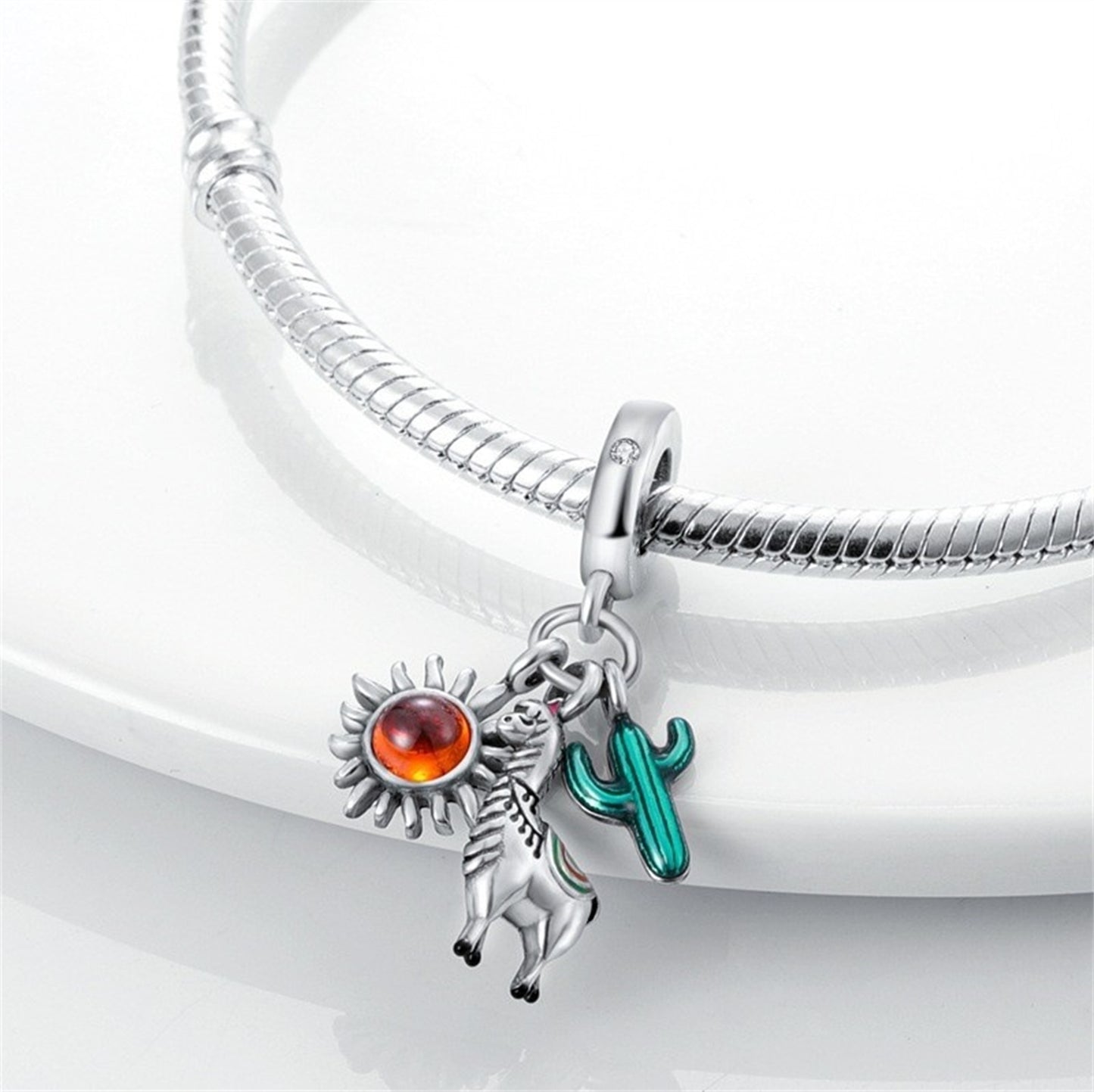 925 Sterling SilverPlant Lavender Pendant Series Charm
