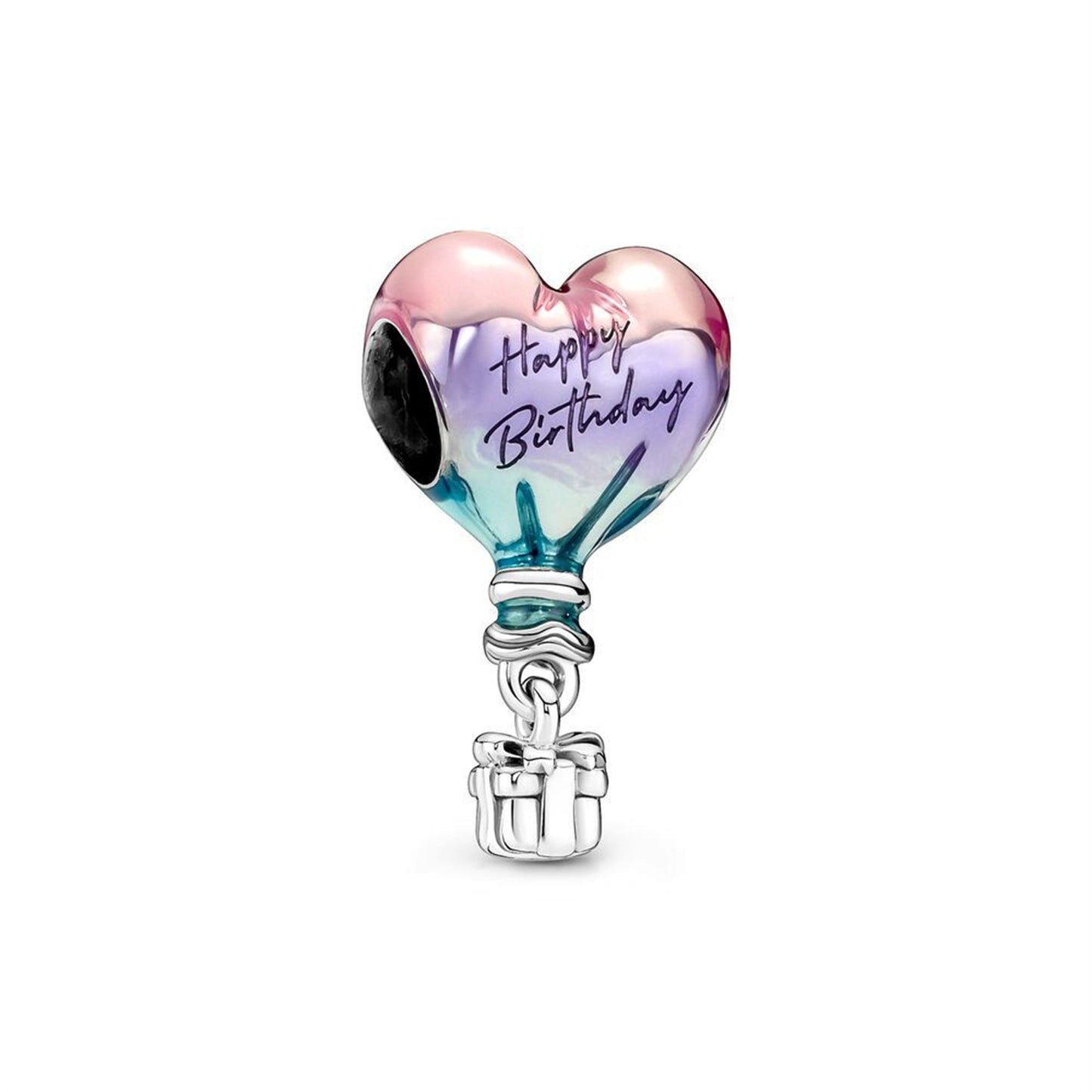 925 Sterling silver Gradual Drop Glue Birthday Gift Hot air Balloon Beading Series Charm
