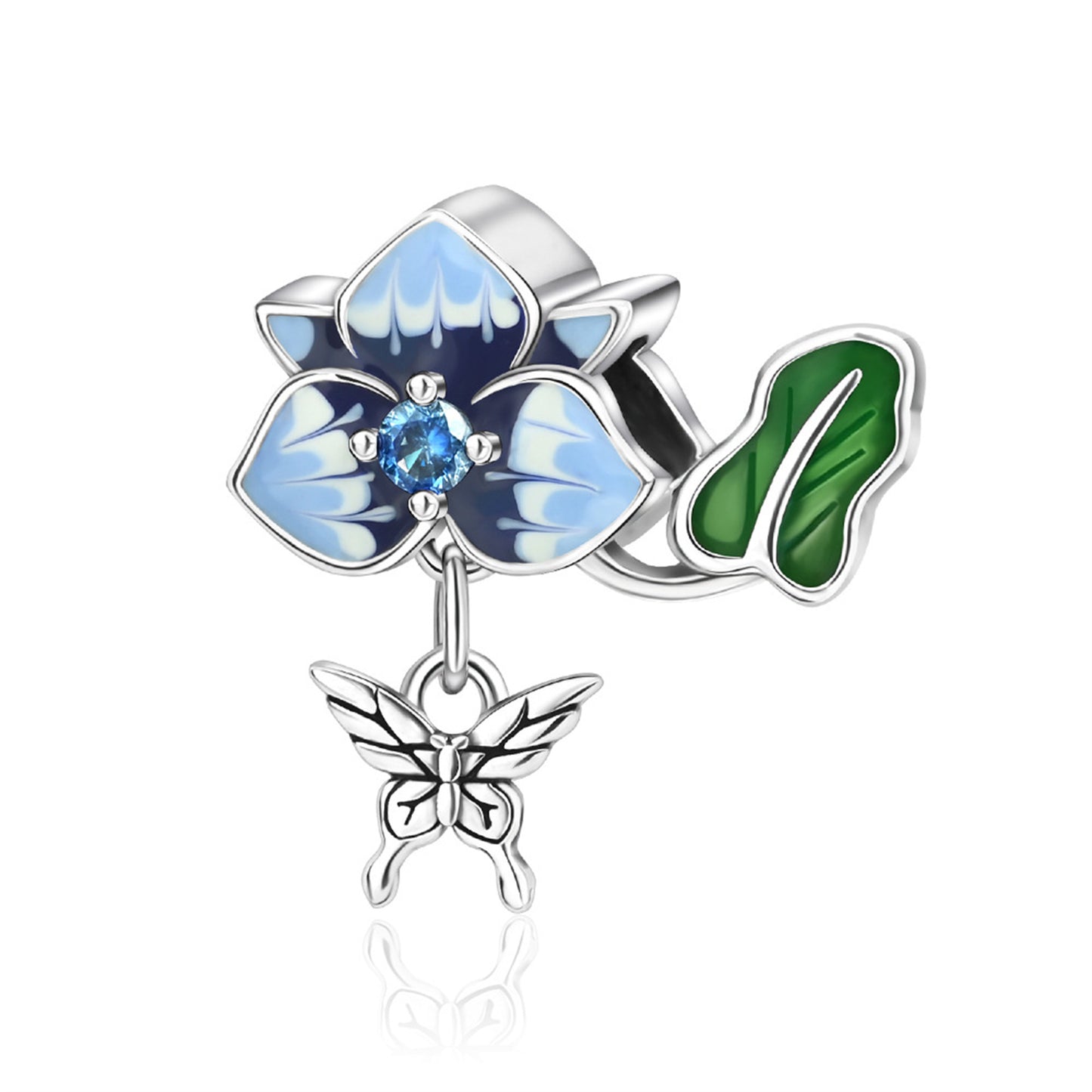 925 Sterling Silver Exquisite insect Pendant Series Charm
