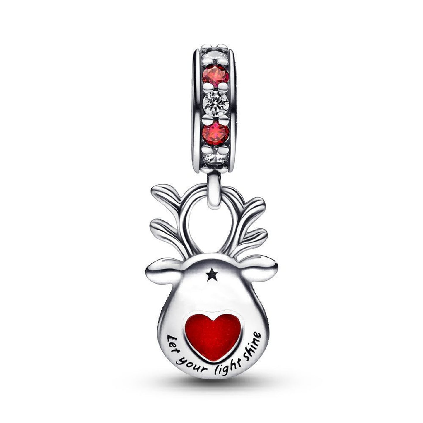 S925 Sterling Silver Christmas Anchor Pendant Series Charm