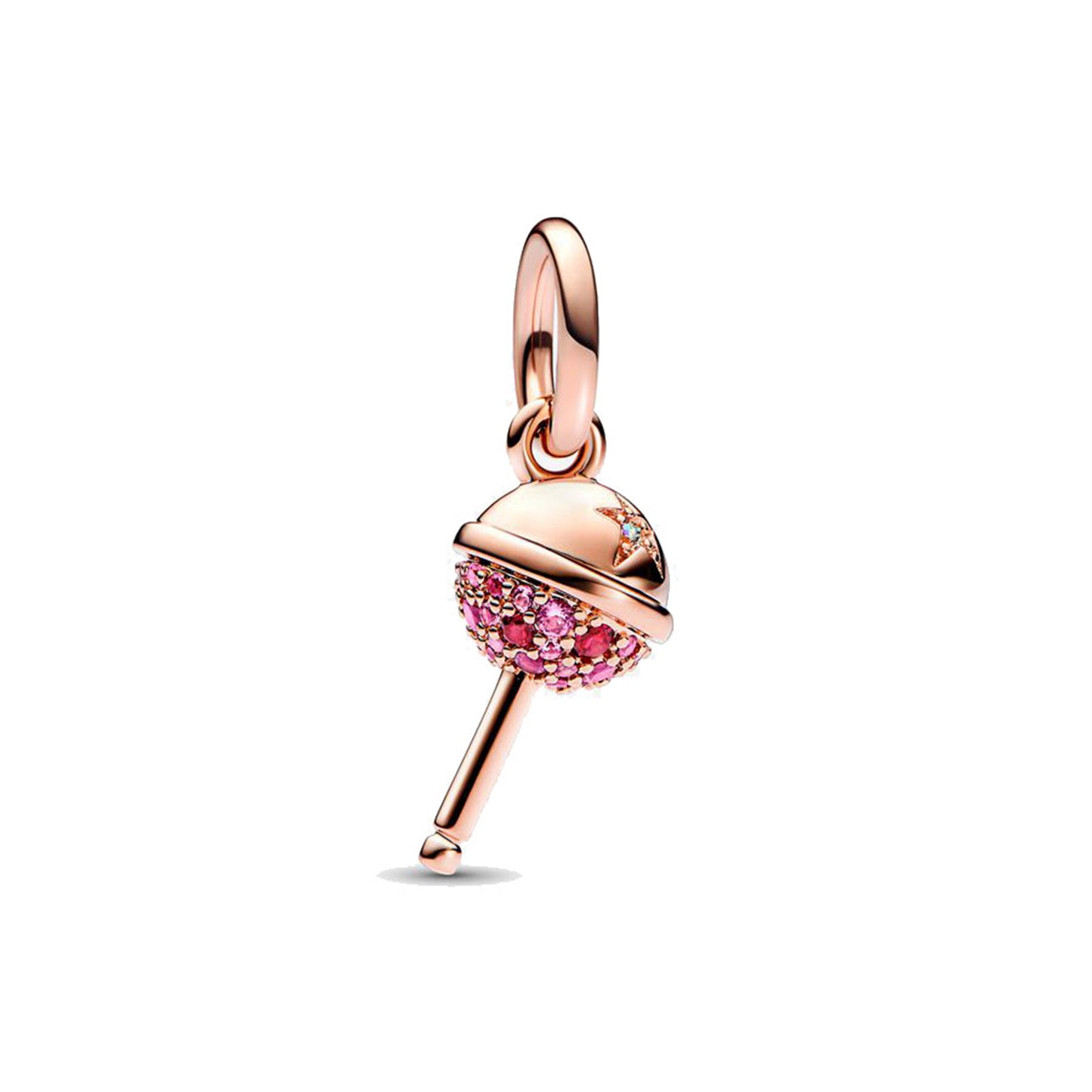 S925 Sterling Silver Rose Gold Lollipop Pendant Series Charm
