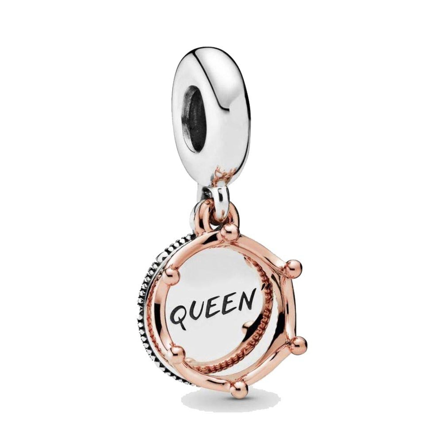 S925 Sterling Silver Rose Gold Love Pendant Series Charm