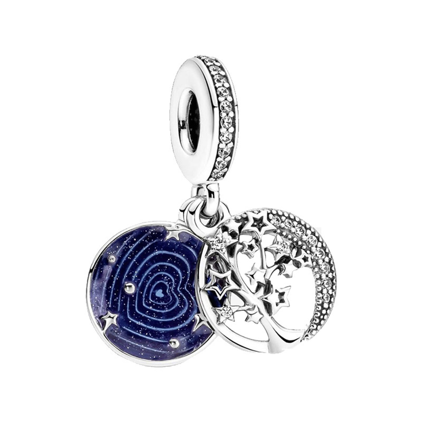 S925 Sterling Silver Family Pendant Series Charm