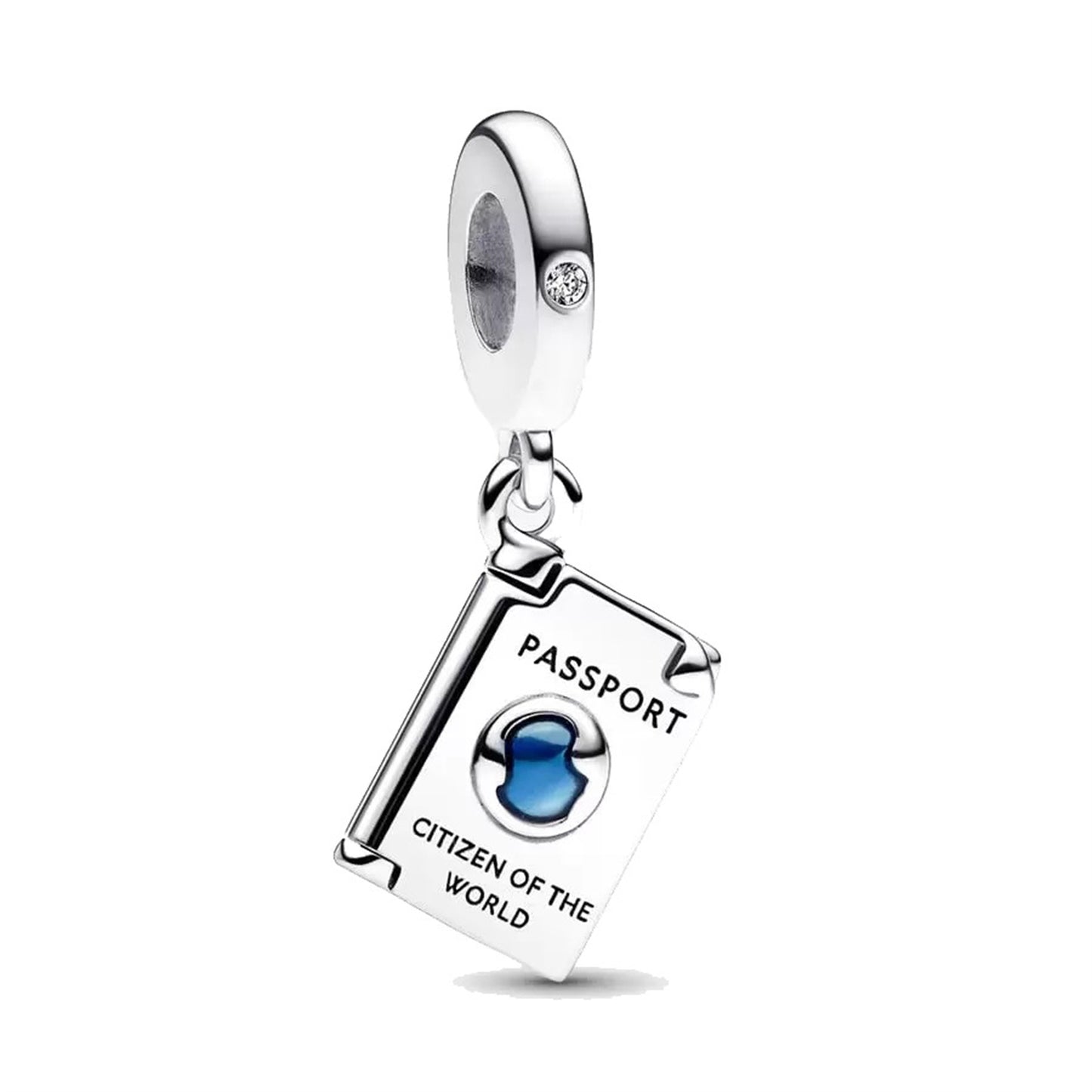 S925 Sterling Silver Blue Book Pendant Series Charm