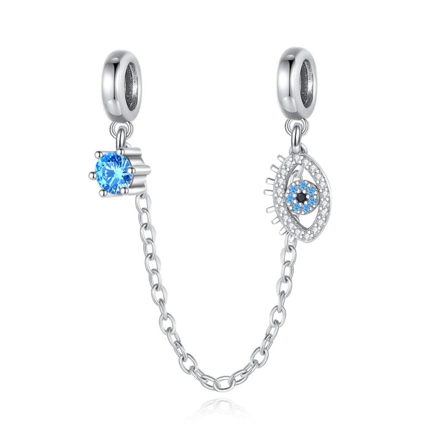 S925 Sterling Silver Exquisite Devil's Eye Pendant Series Charm