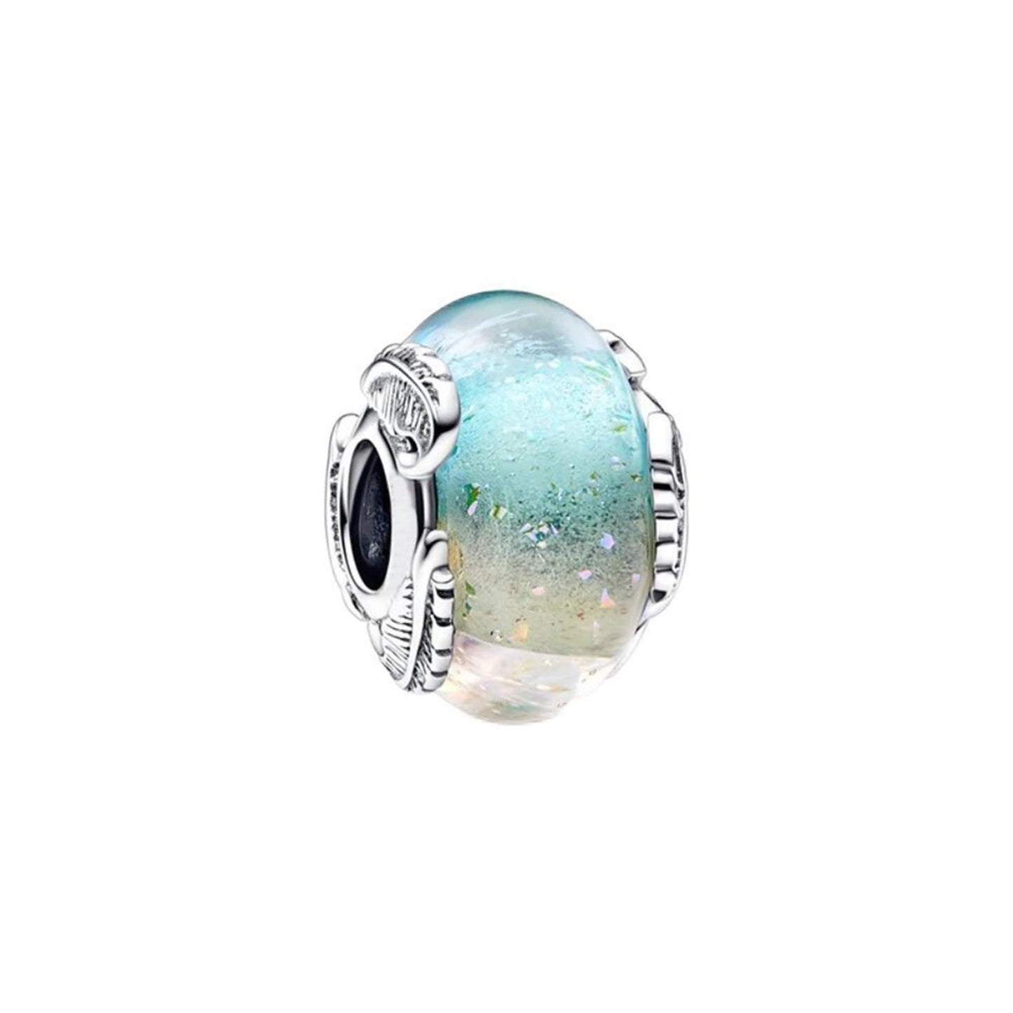 925 Sterling Silver Glass Beaded Series Charm