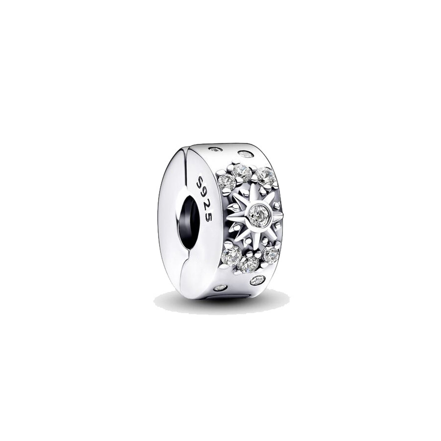 S925 Sterling Silver Zircon Beading Series Charm