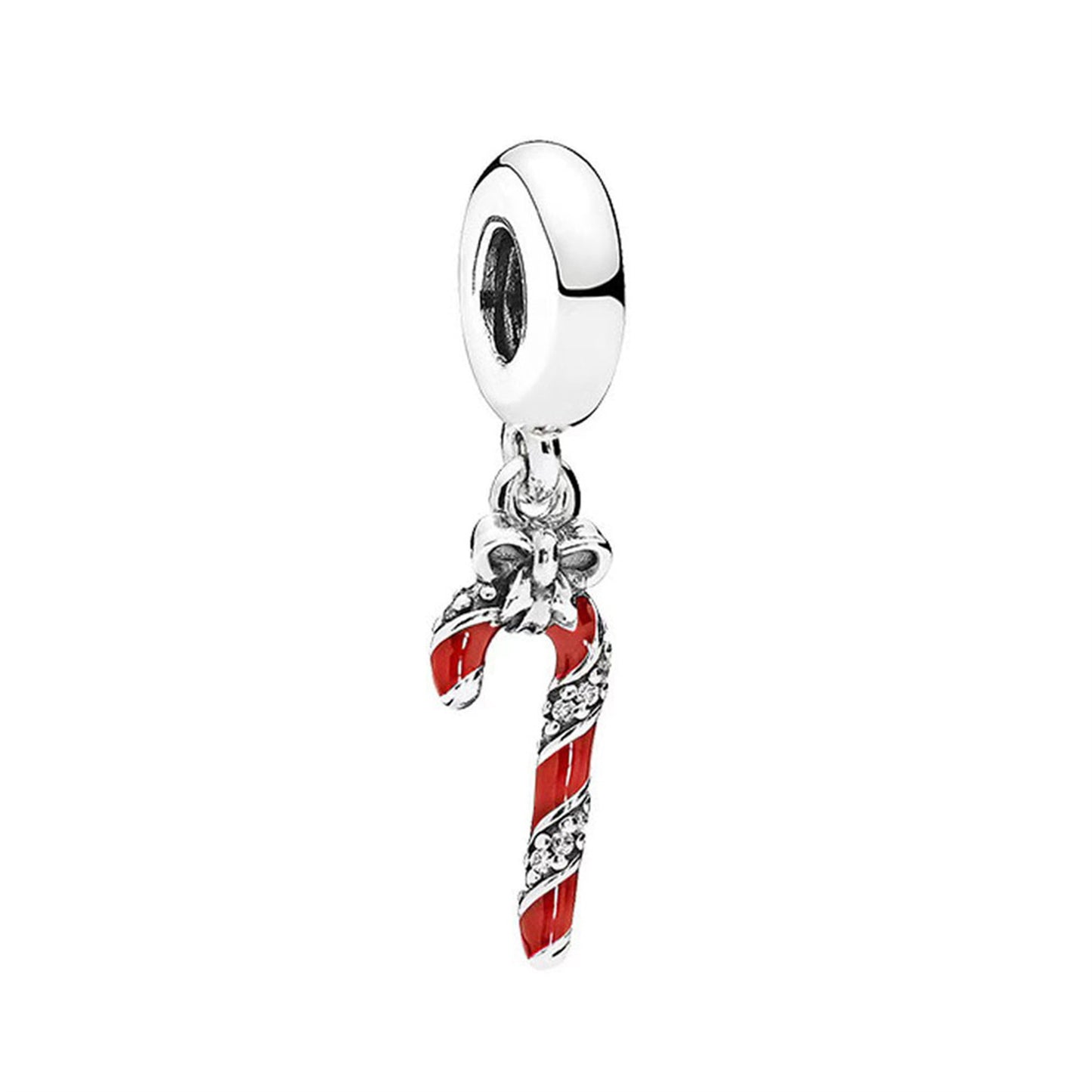 925 Sterling silver Santa Claus sweater Carousel Pendant Series Charm