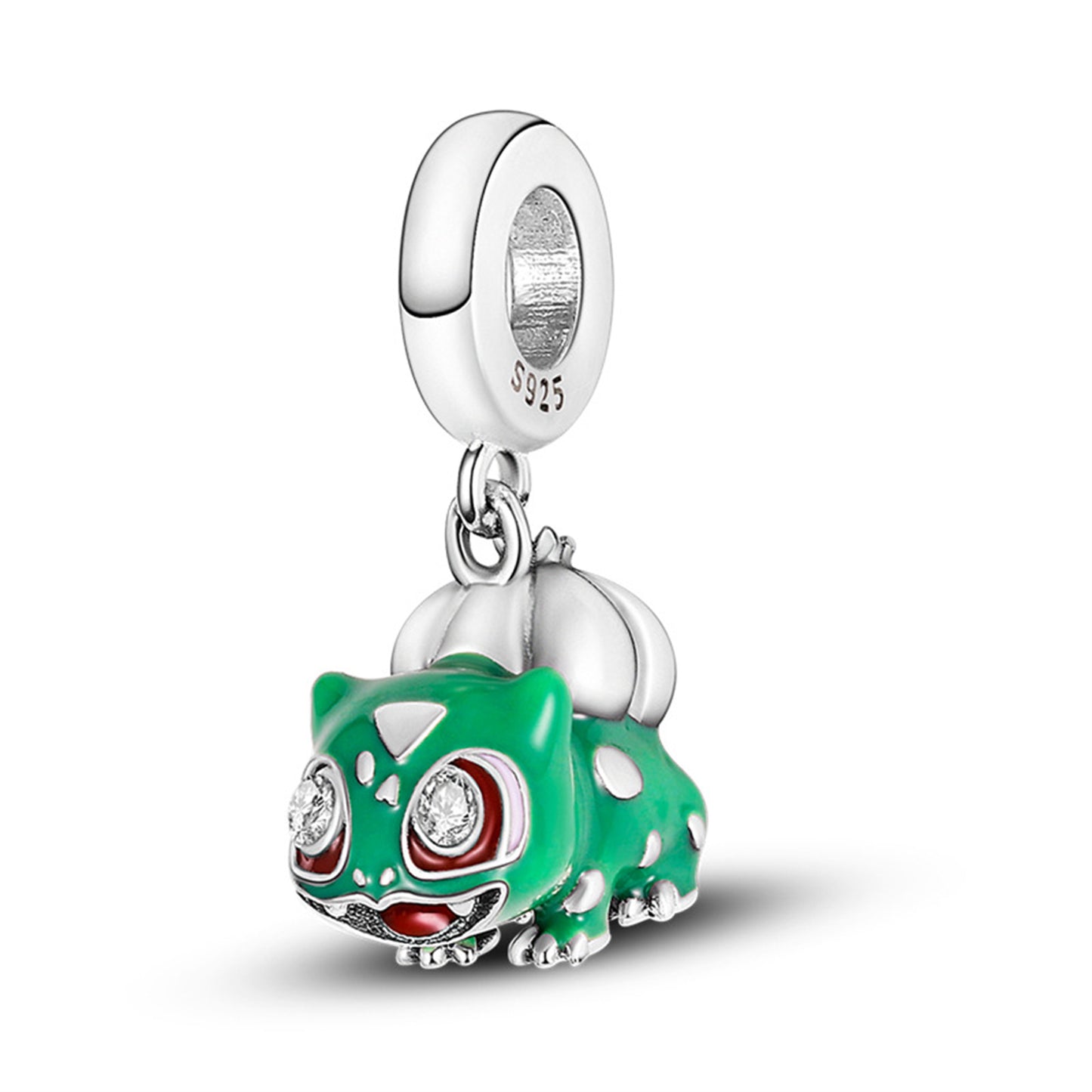 S925 Sterling Silver Cute Animal Fox Pendant Series Charm