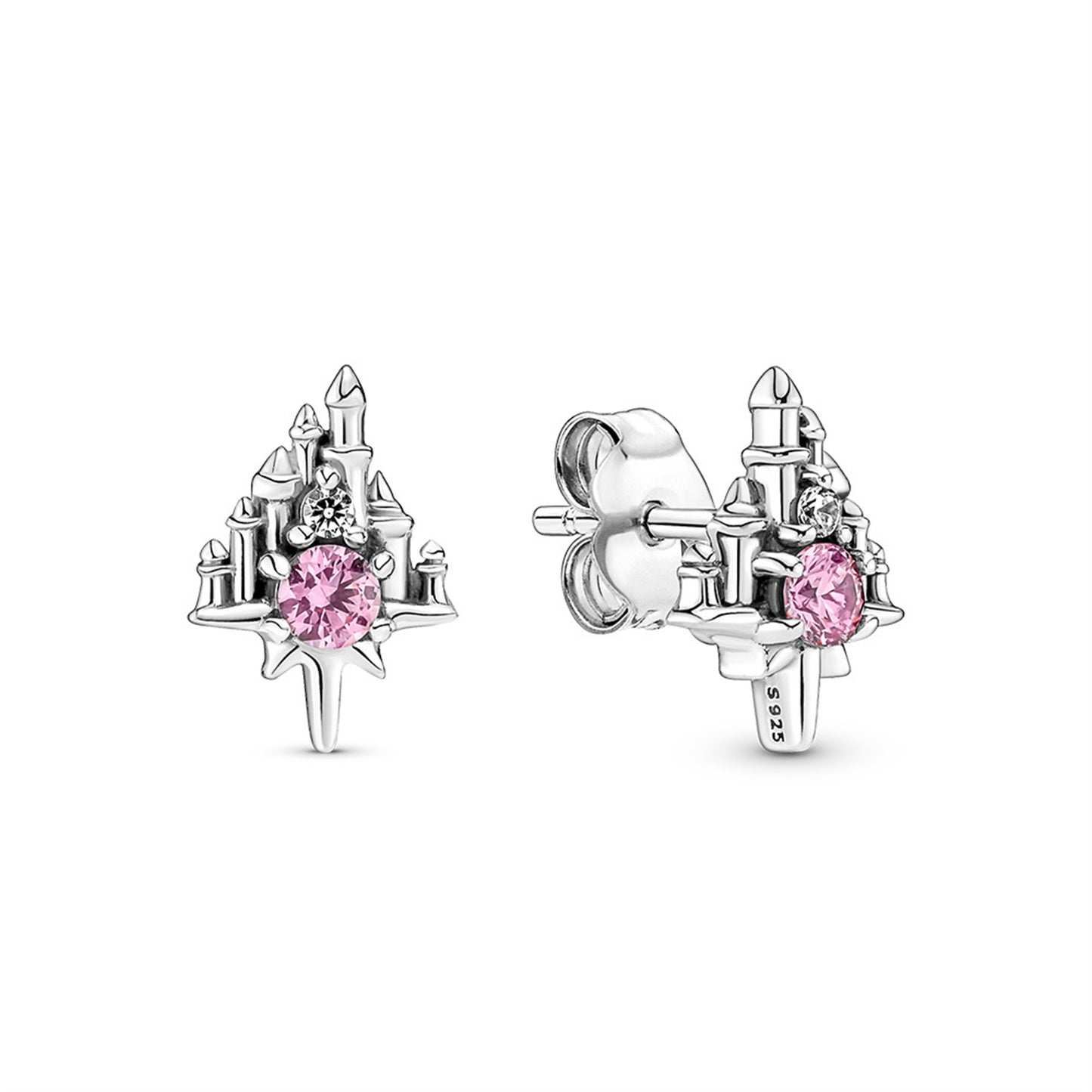 S925 Sterling Silver Exquisite Castle Pendant Series Charm