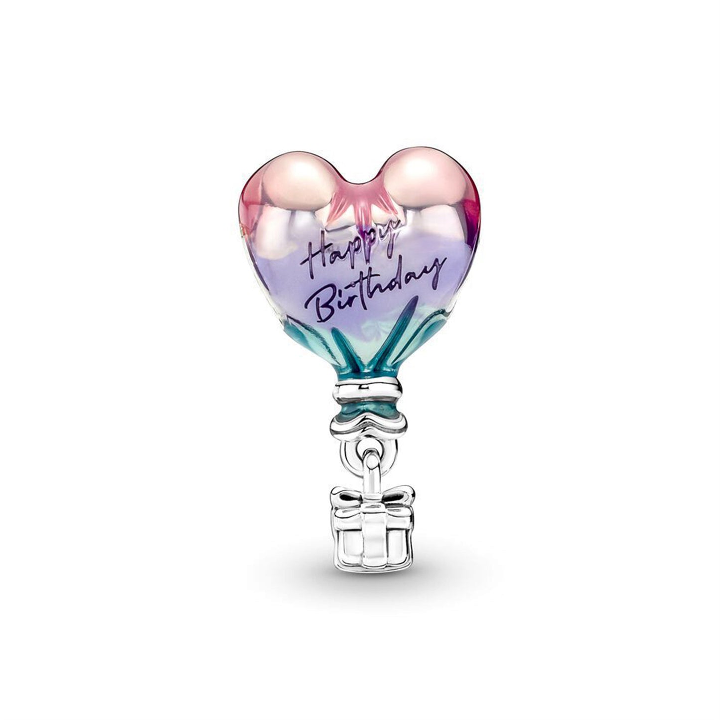 925 Sterling silver Gradual Drop Glue Birthday Gift Hot air Balloon Beading Series Charm