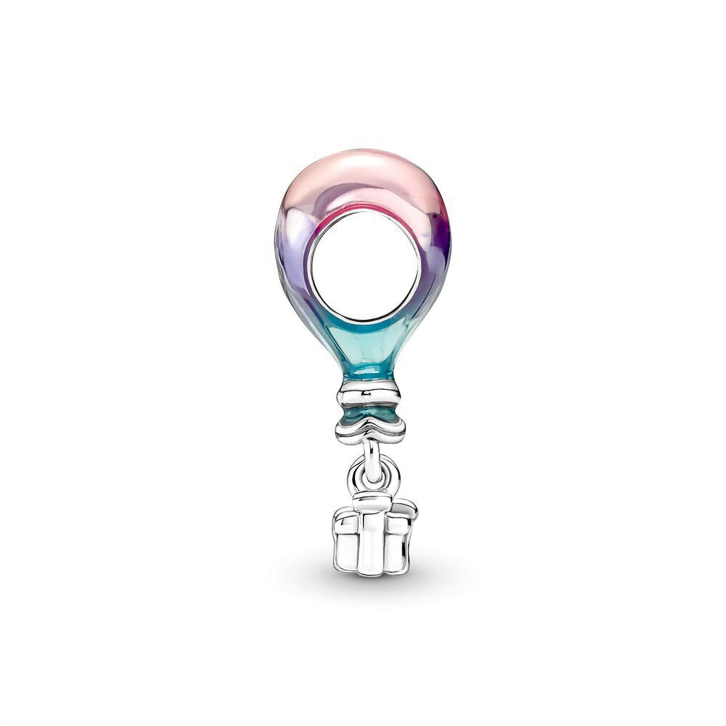925 Sterling silver Gradual Drop Glue Birthday Gift Hot air Balloon Beading Series Charm