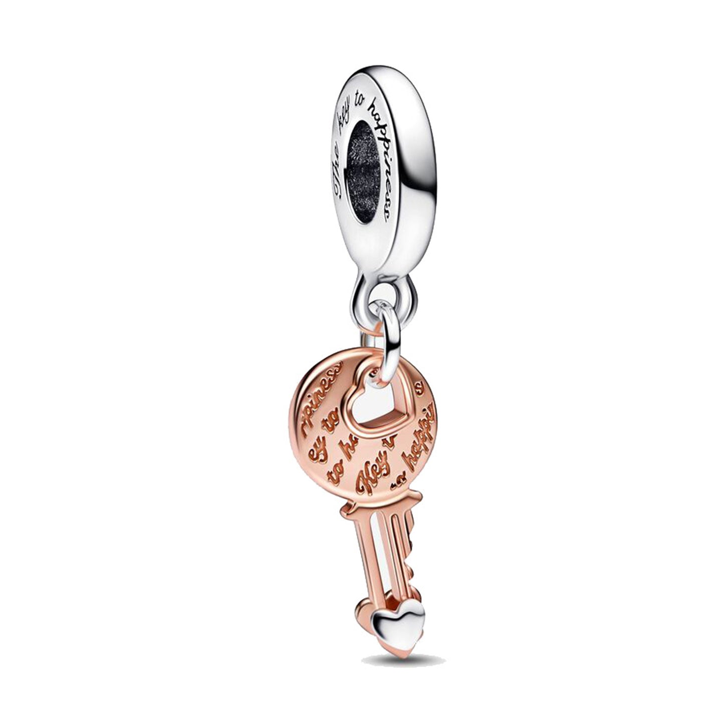 S925 Sterling Silver Rose Gold Lollipop Pendant Series Charm