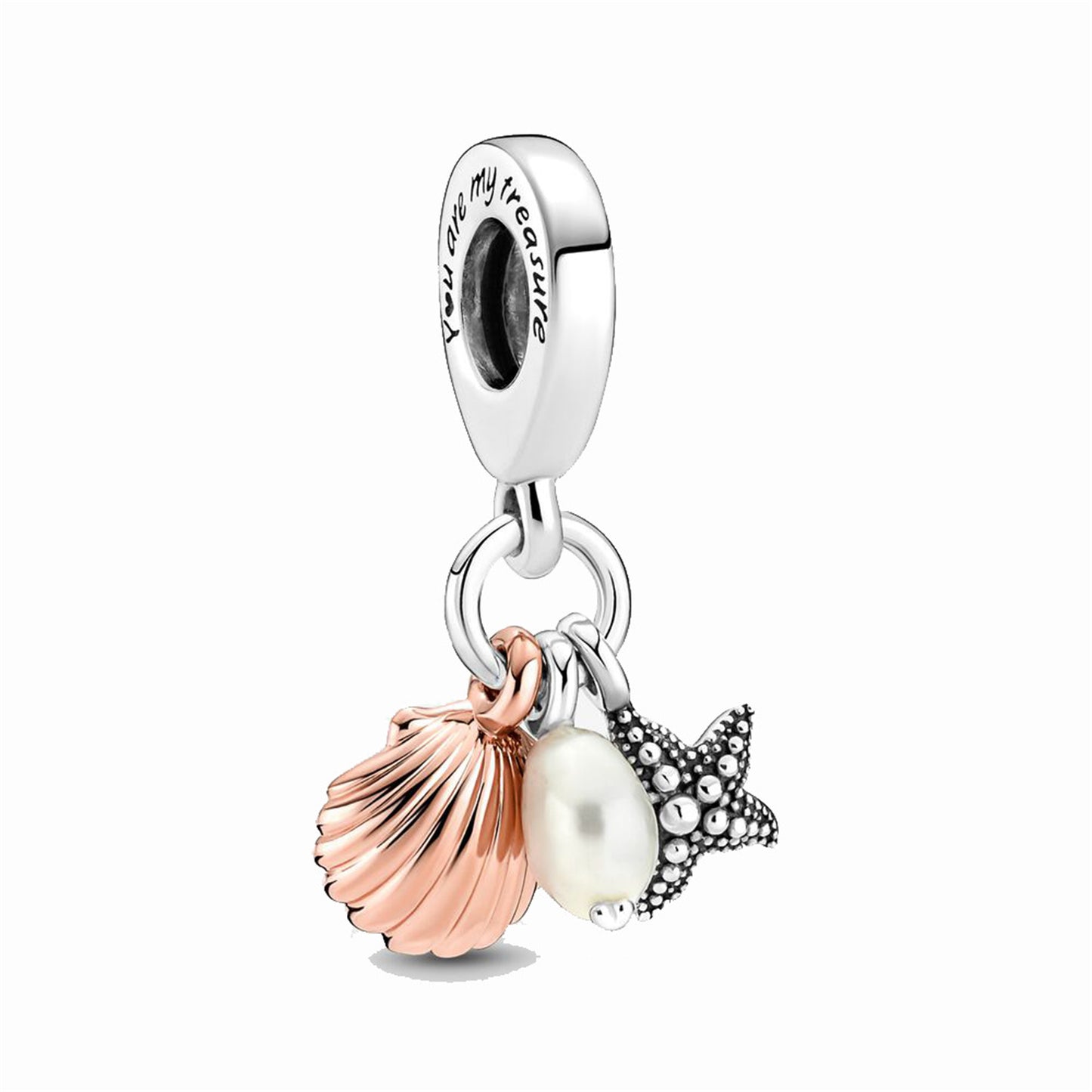 925 Sterling silver Sea starfish Pendant Series Charm