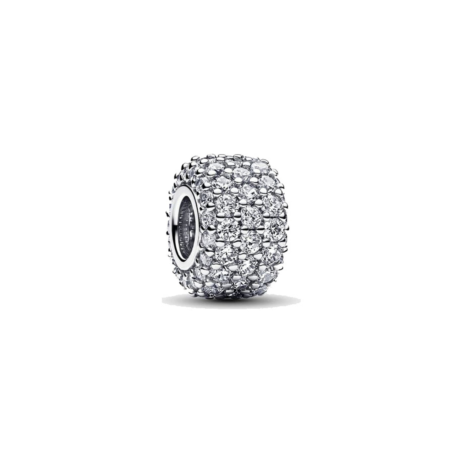 925 Sterling silver Sparkling Zircon BeadingSeries Charm