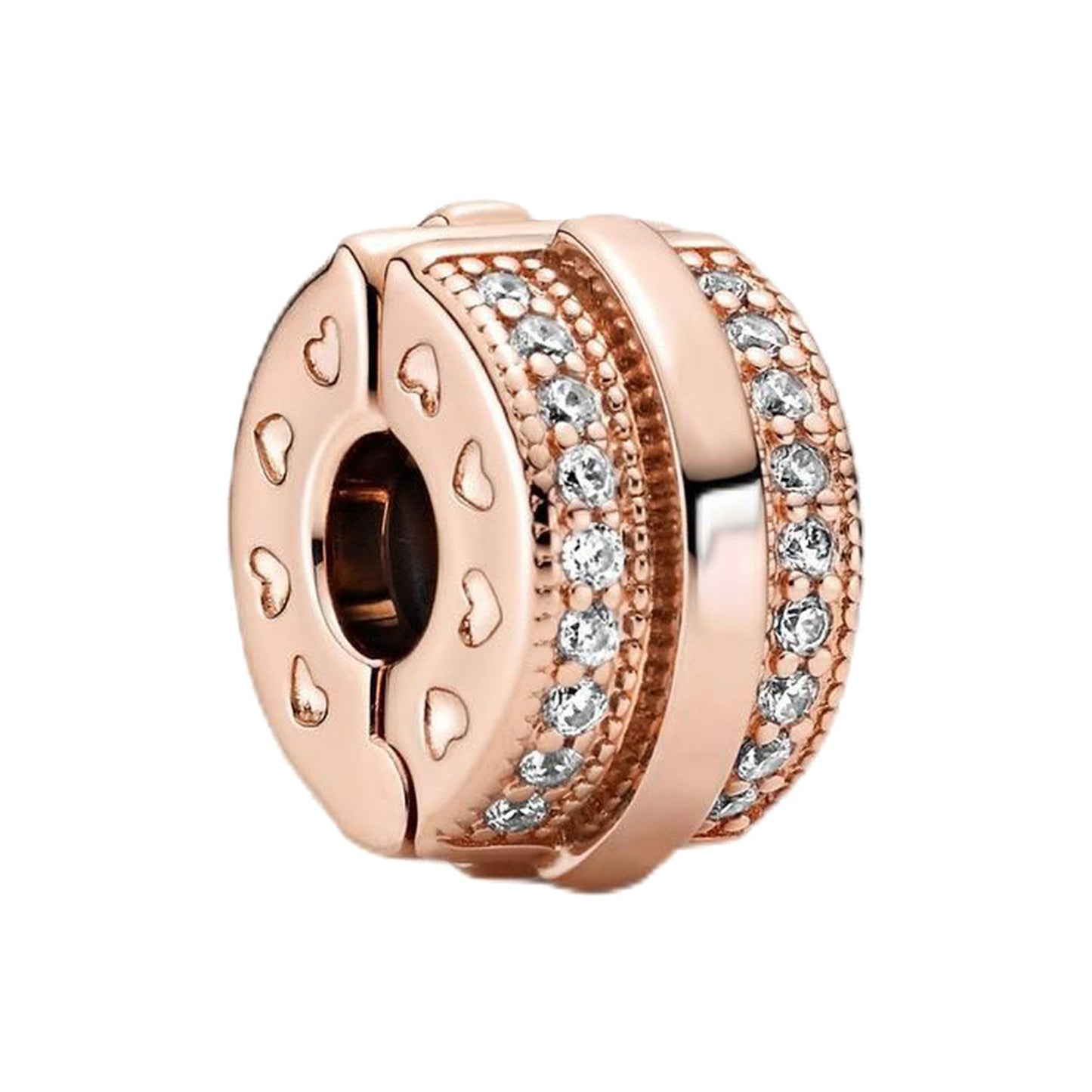 S925 Sterling Silver Popular Positioning Button Beaded Series Charm