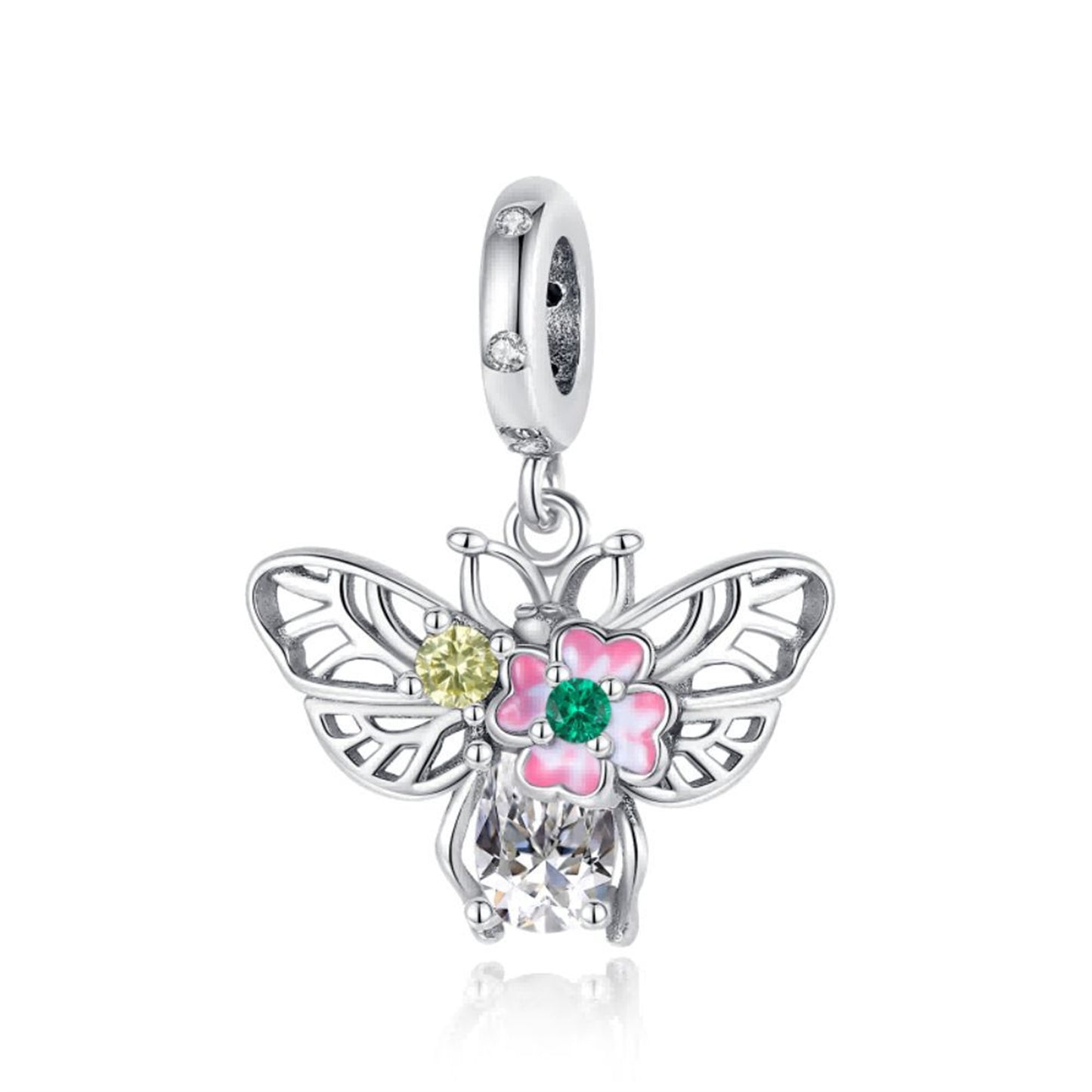 925 Sterling Silver Exquisite insect Pendant Series Charm