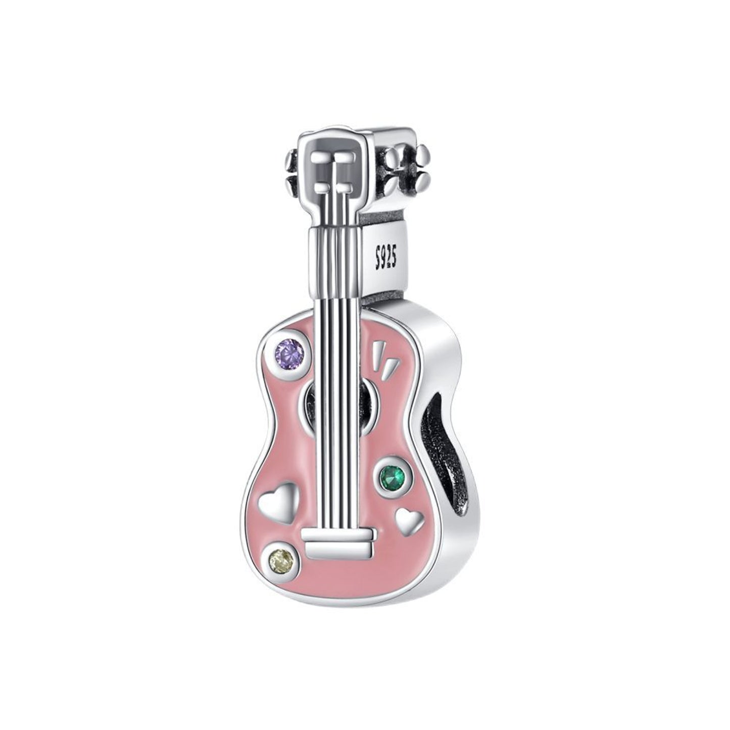 925 Sterling silver Earphone Violin Piano Pendant Series Charm