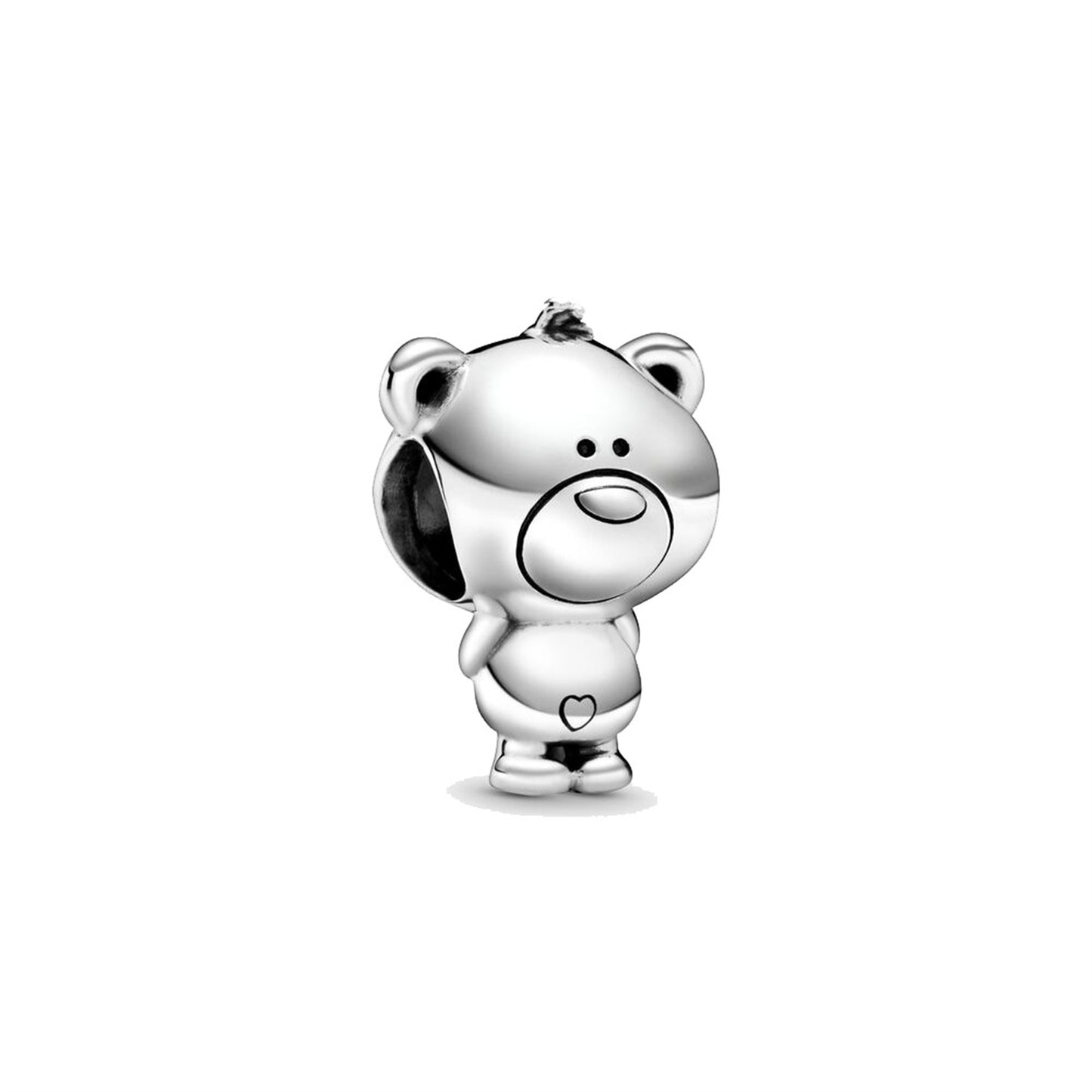 S925 Sterling Silver Animal Lion Owl Beaded Series Charm