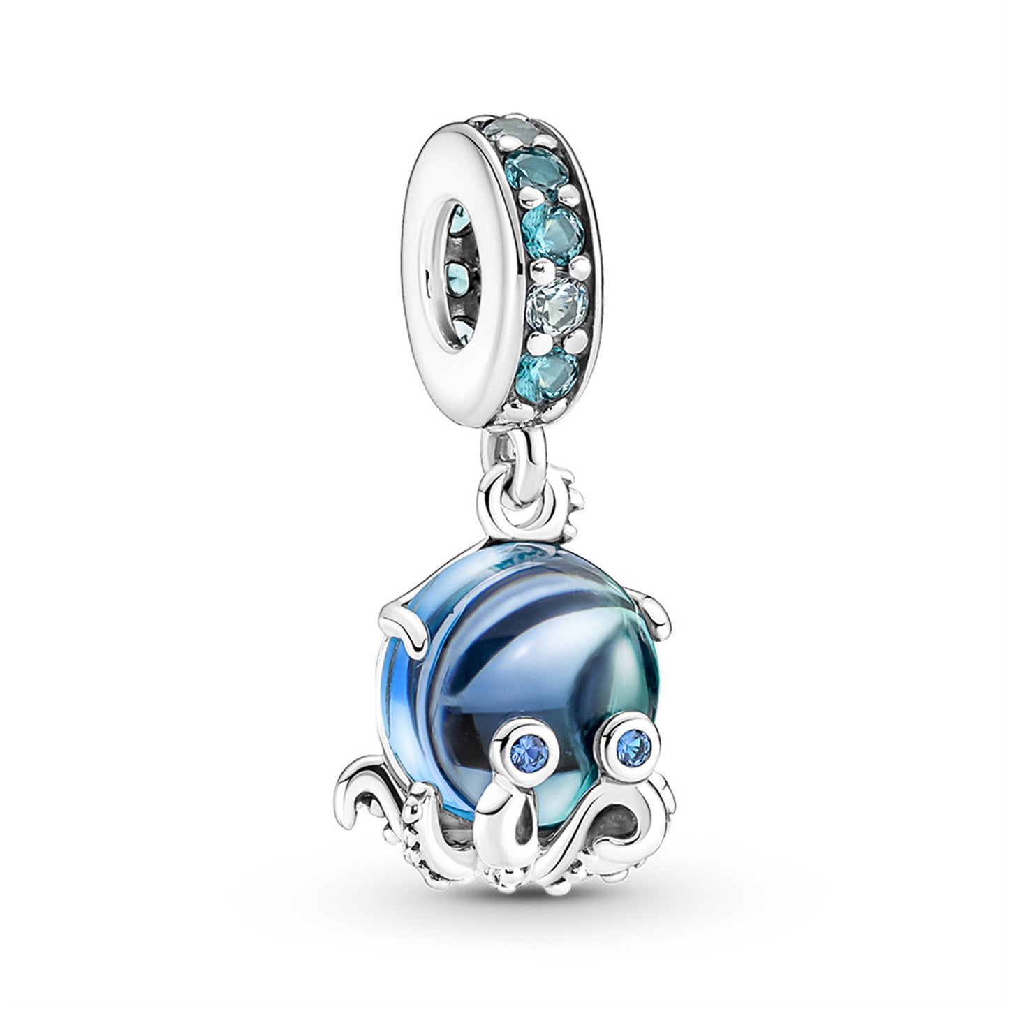 S925 Sterling Silver Cute Ocean Pendant Series Charm