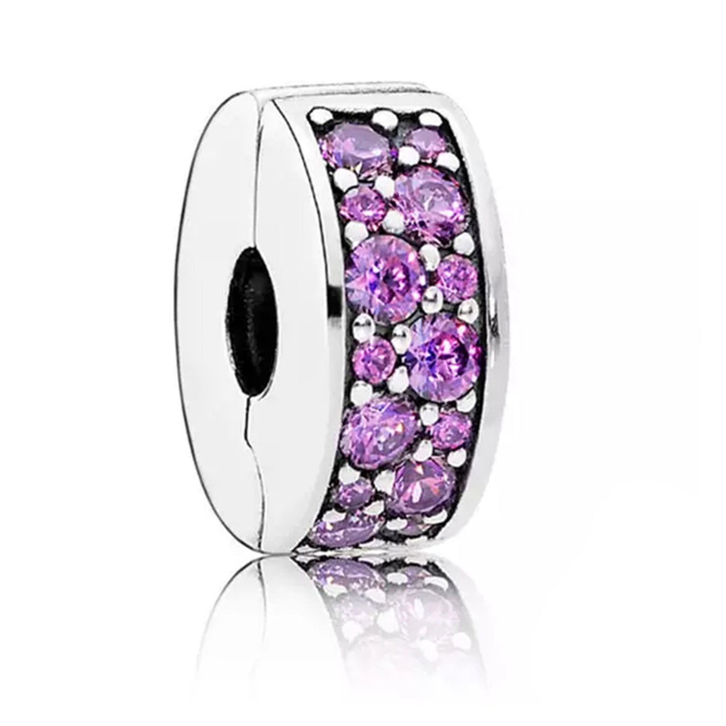 S925 Sterling Silver Zircon Beading Series Charm