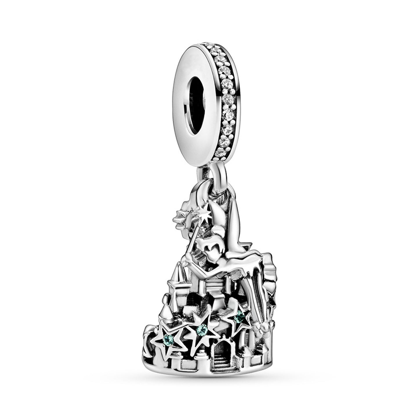 S925 Sterling Silver Exquisite Castle Pendant Series Charm