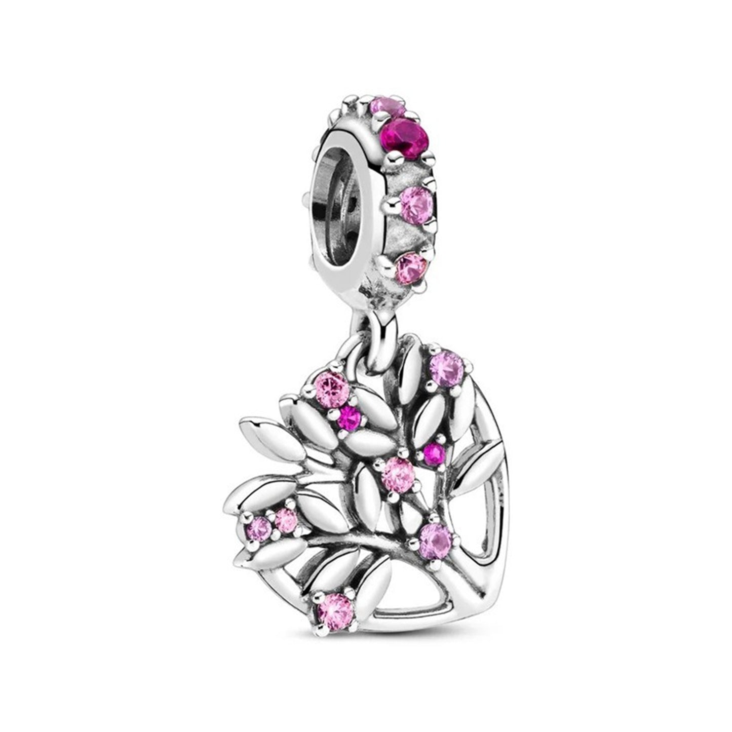 S925 Sterling Silver Family Pendant Series Charm