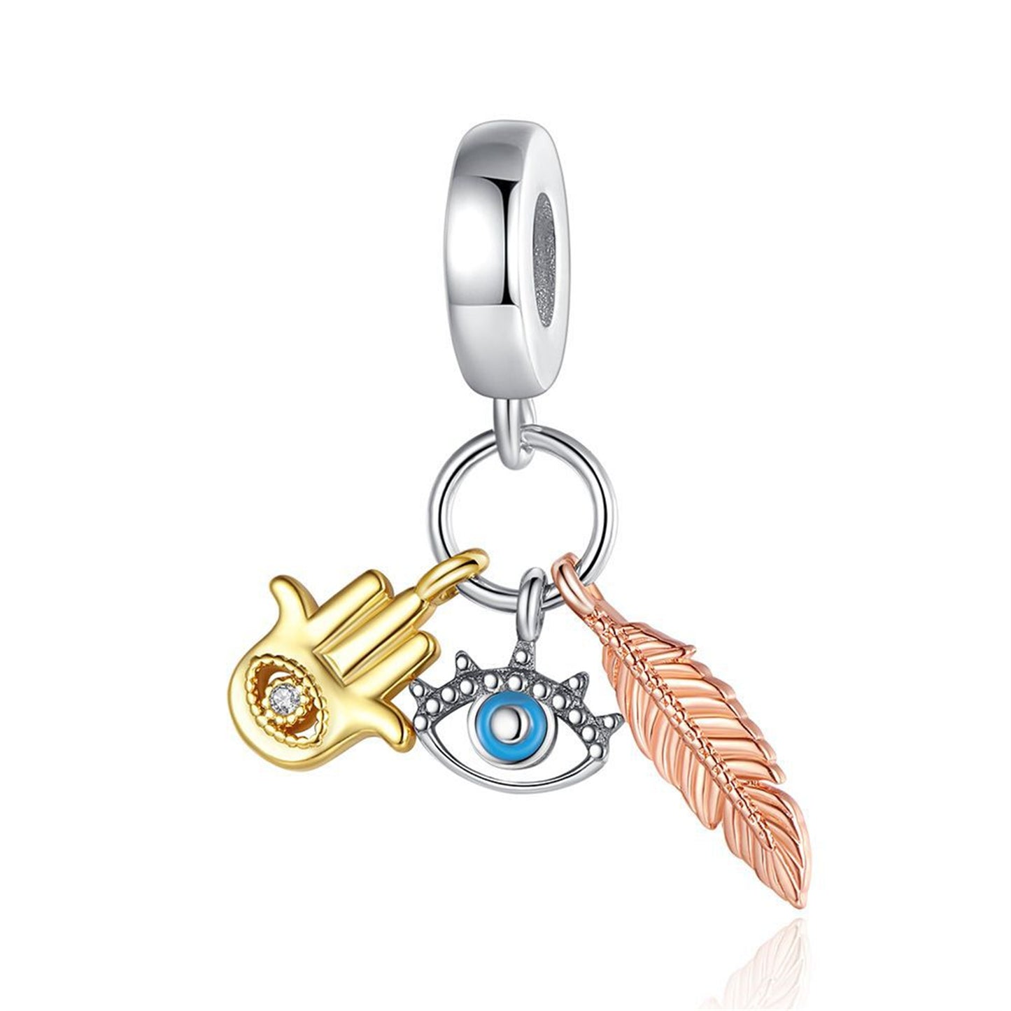 S925 Sterling Silver Exquisite Devil's Eye Pendant Series Charm