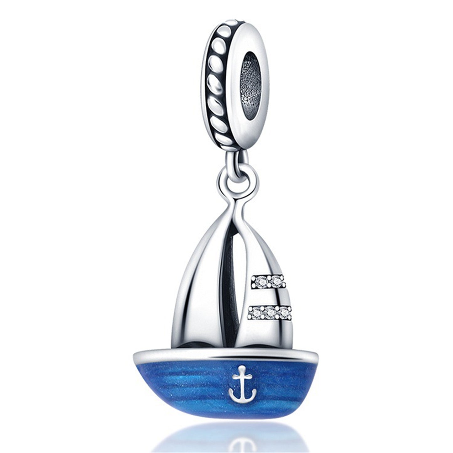 925 Sterling Silver Camera luggage Pendant Series Charm