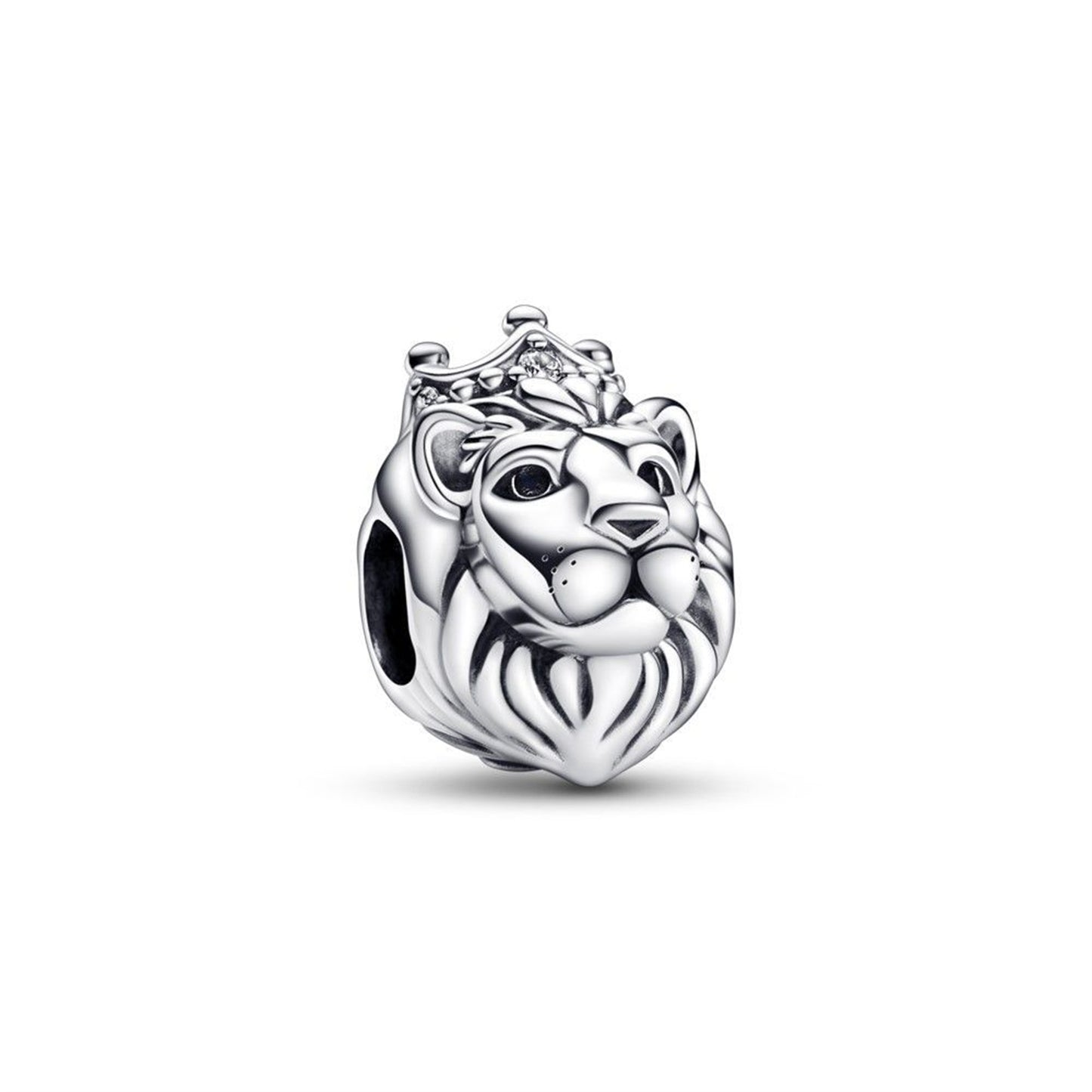 S925 Sterling Silver Animal Lion Owl Beaded Series Charm