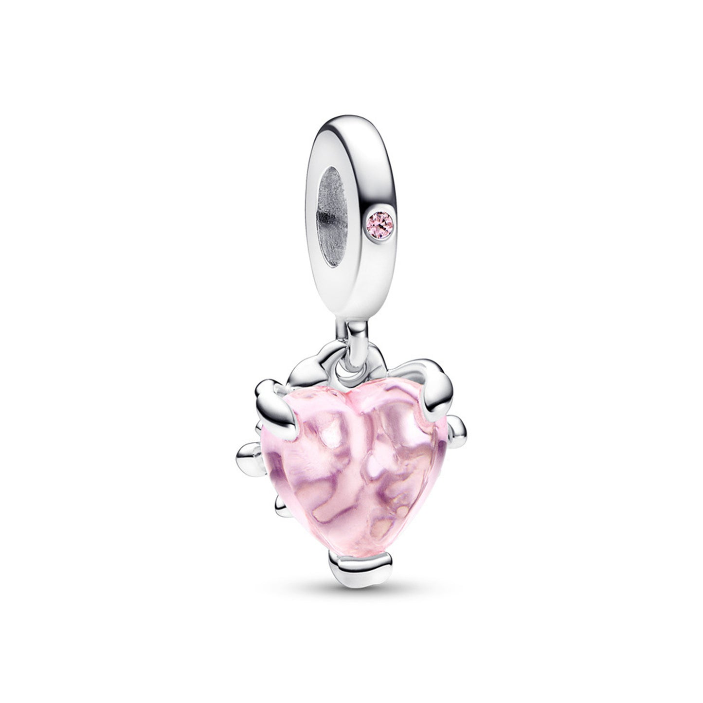 S925 Sterling Silver Wing Heart Pendant Series Charm