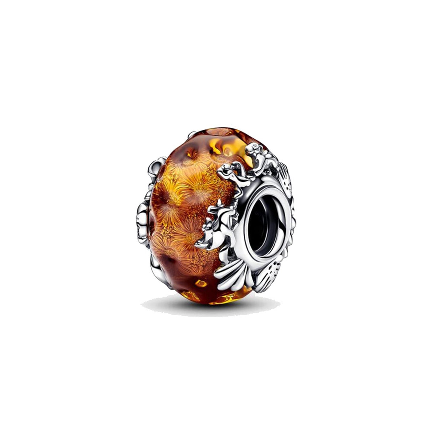 925 Sterling Silver Glass Beaded Series Charm