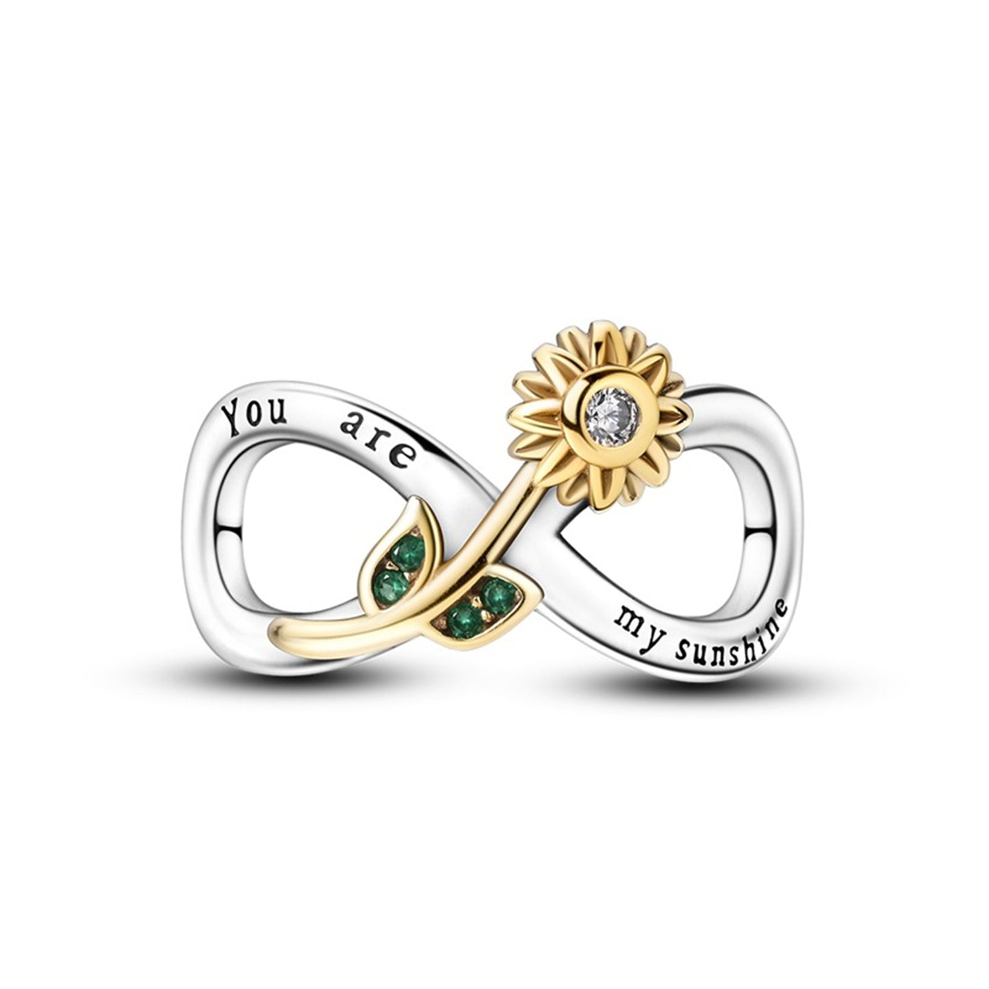 925 Sterling Silver Plant Daisy Avocado Pendant Series Charm