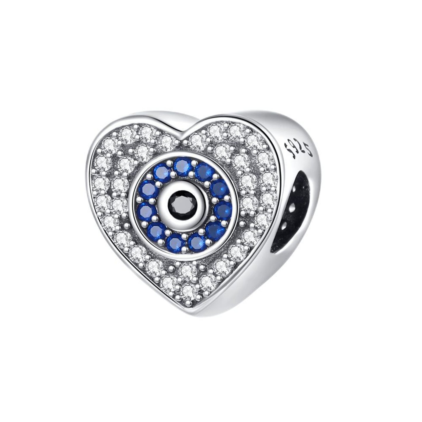 925 Sterling silver Demon Eyes Beaded Series Charm