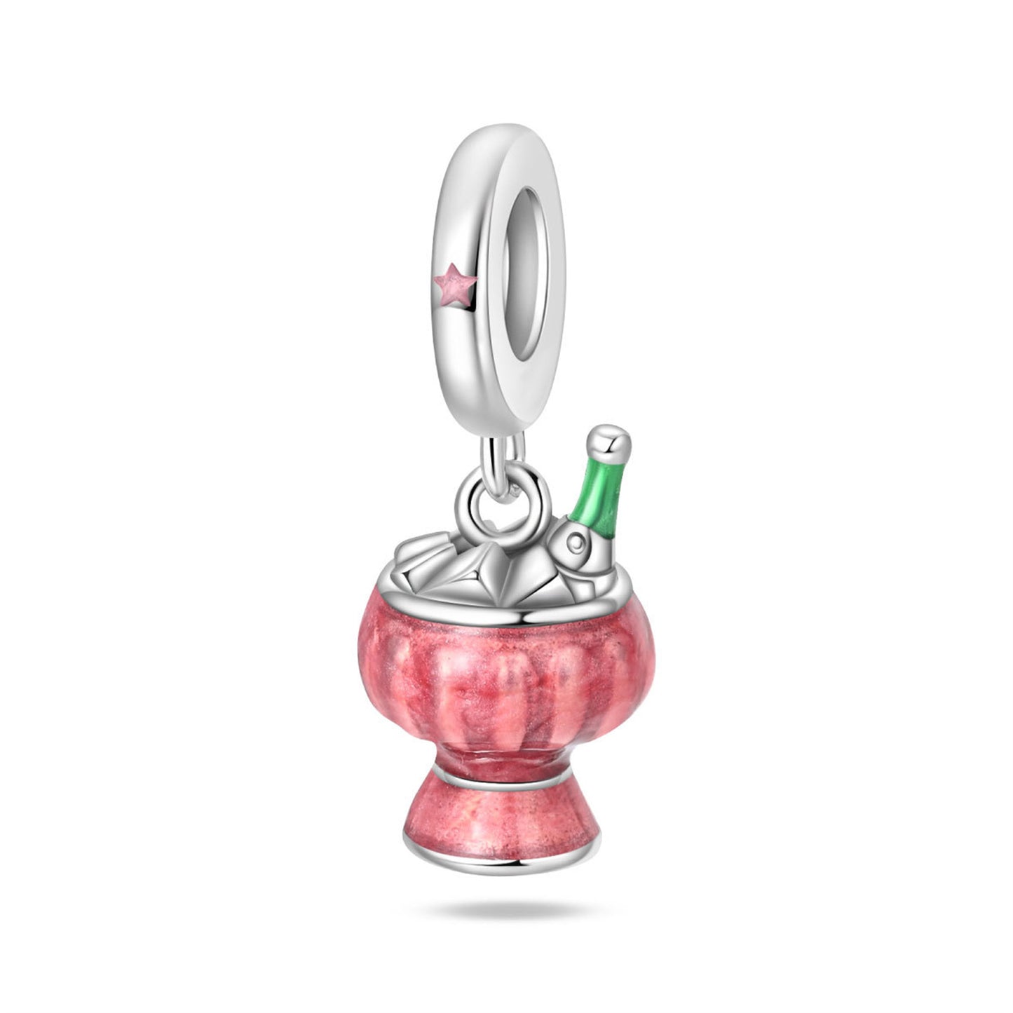 925 Sterling Silver Beer Pendant Series Charm