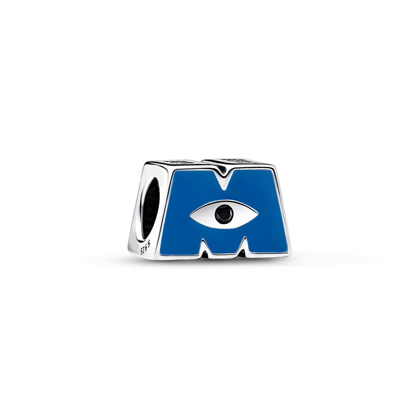 925 Sterling silver Demon Eyes Beaded Series Charm