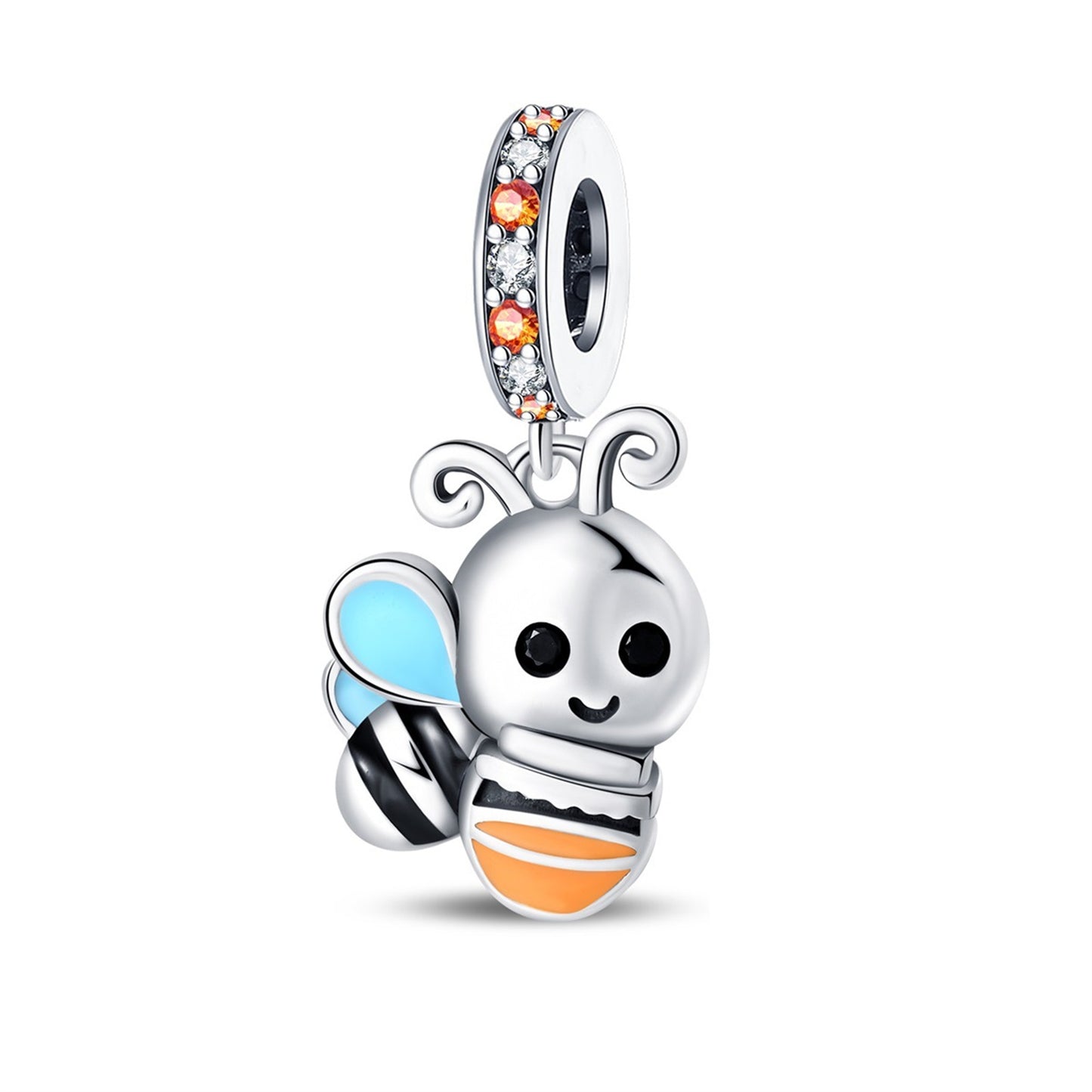 925 Sterling Silver Cute Animal Mouse Pendant Series Charm