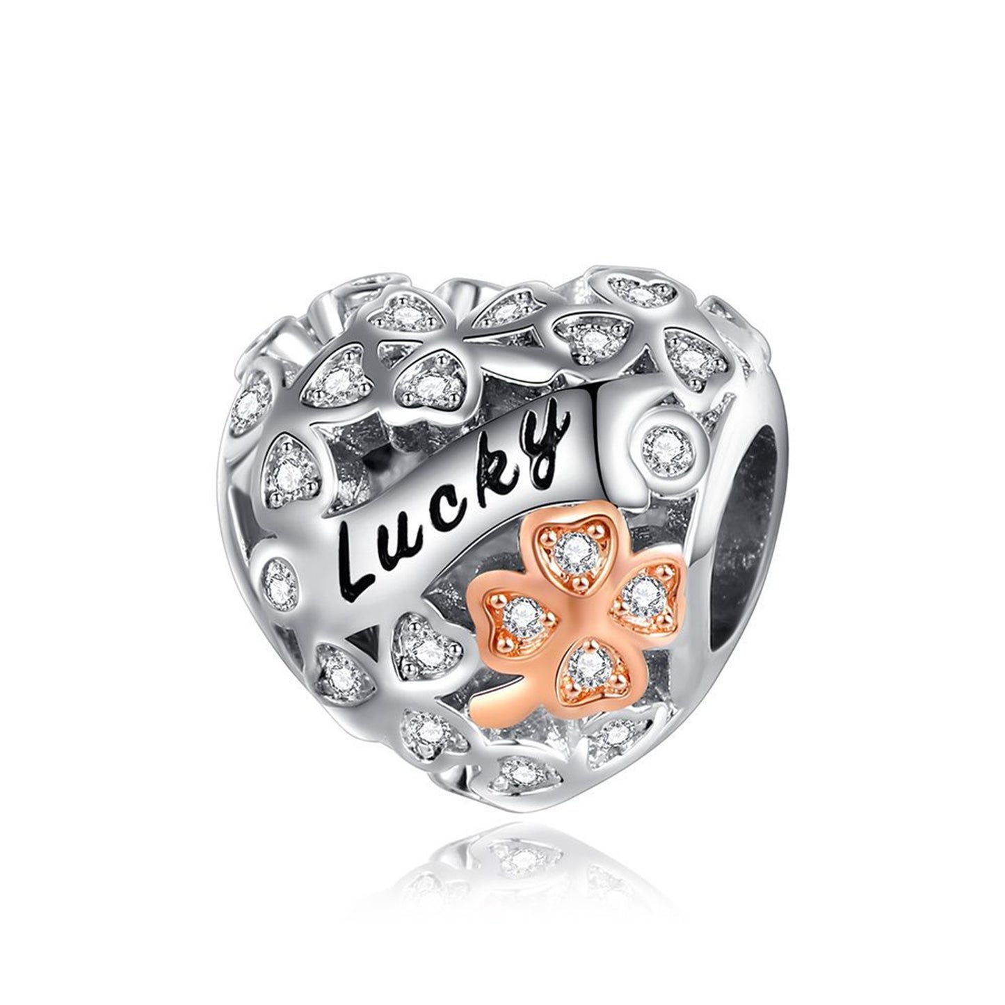 925 Sterling silver Plant Flower Pendant Series Charm
