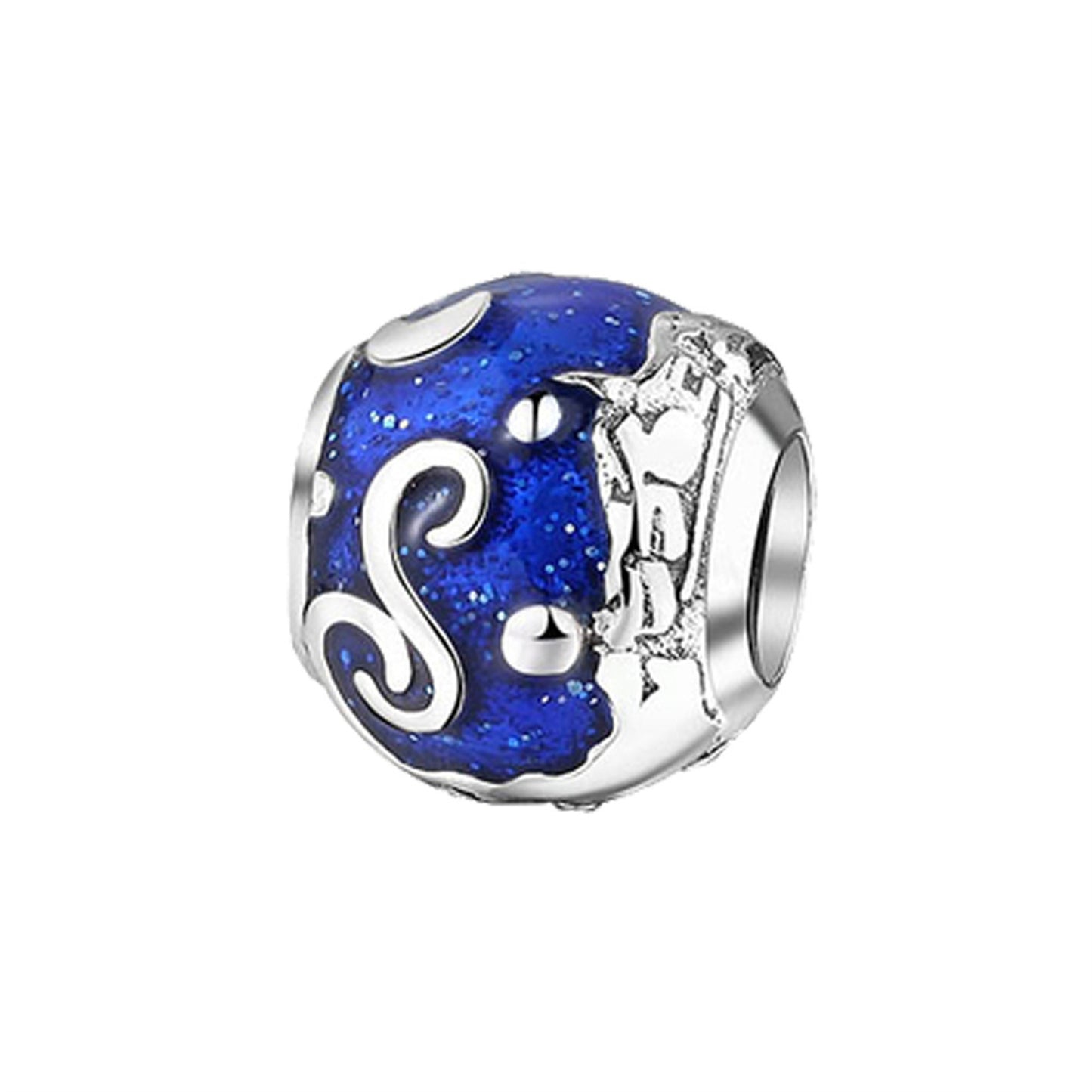 S925 Sterling Silver Exquisite Castle Pendant Series Charm