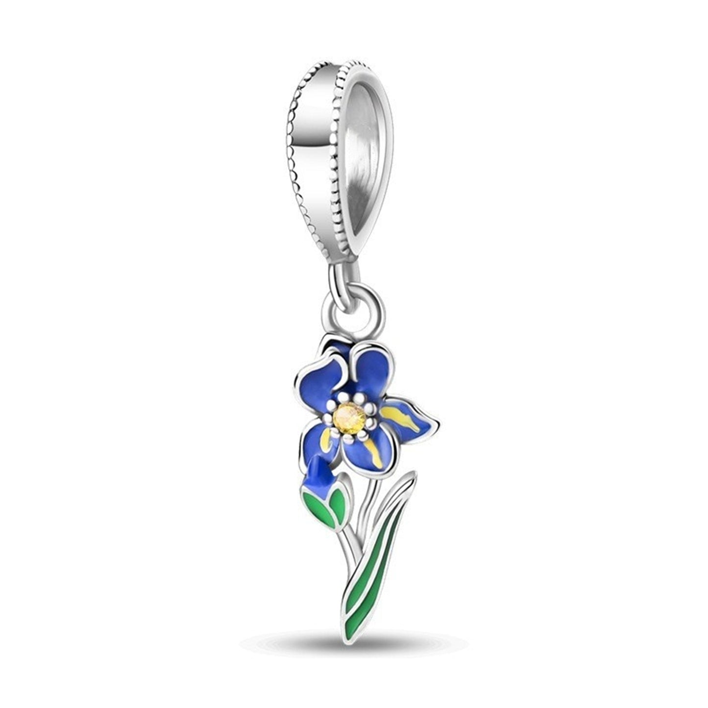925 Sterling SilverPlant Lavender Pendant Series Charm