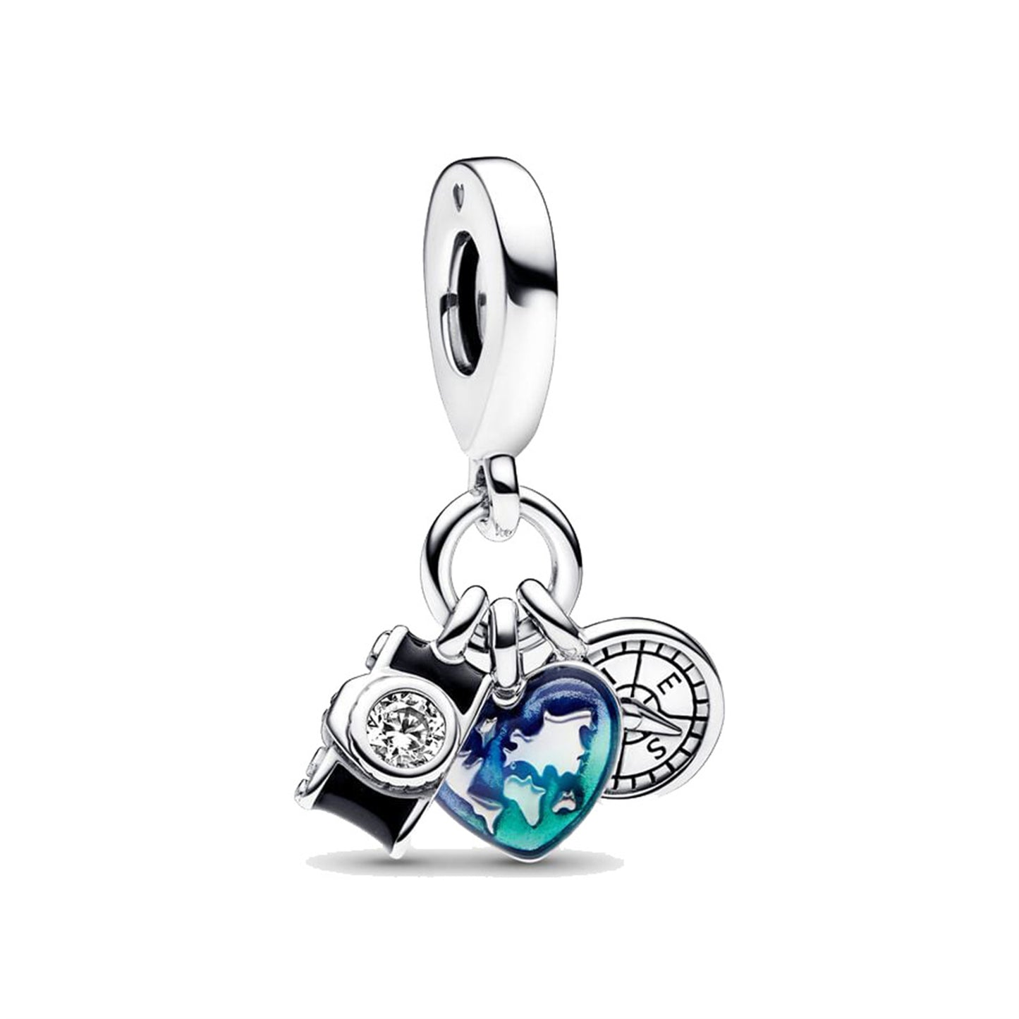 S925 Sterling Silver Marine Animal Mermaid Pendant Series Charm