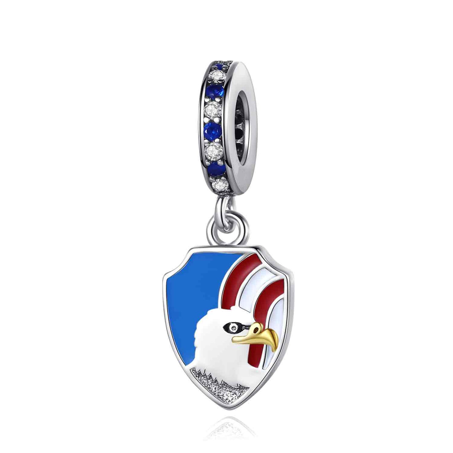 S925 Sterling Silver Animal Squirrel Pendant Series Charm