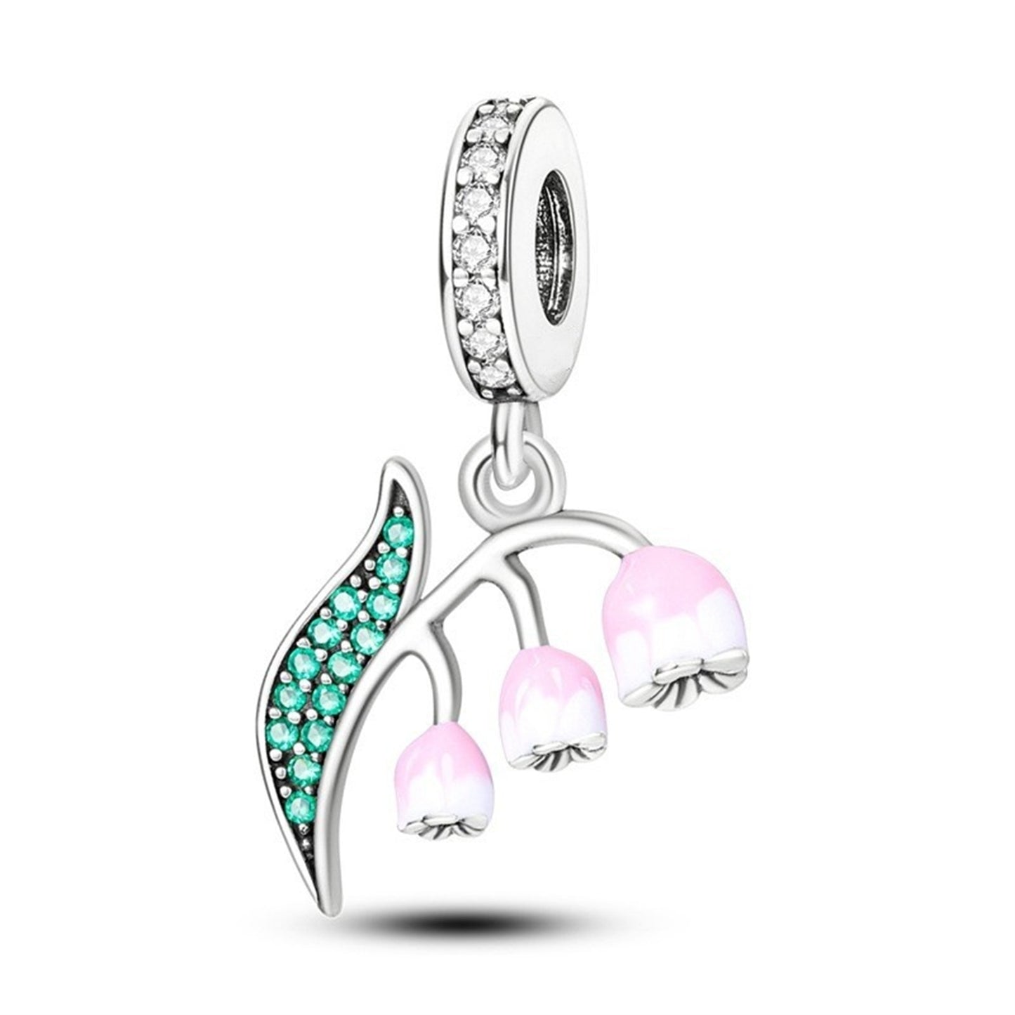 925 Sterling SilverPlant Lavender Pendant Series Charm