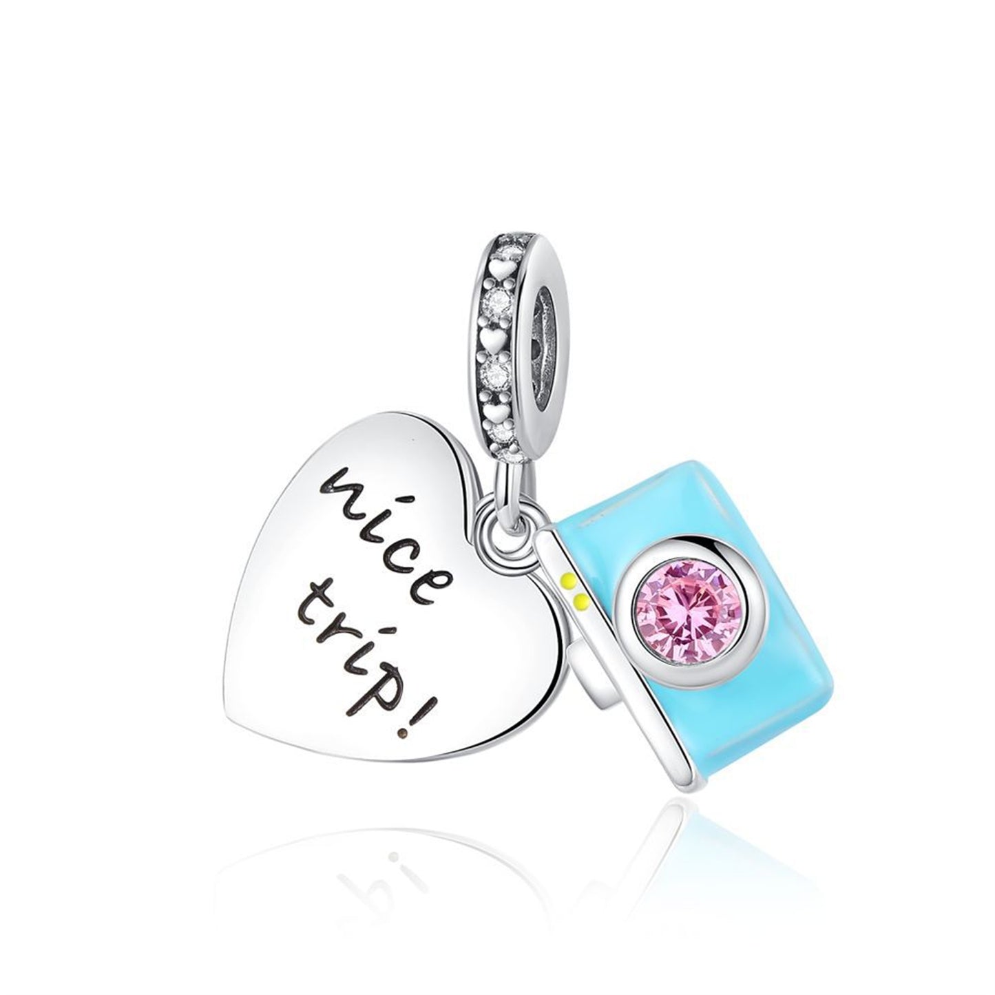 925 Sterling Silver Simple Life Coffee Cup Pendant Series Charm