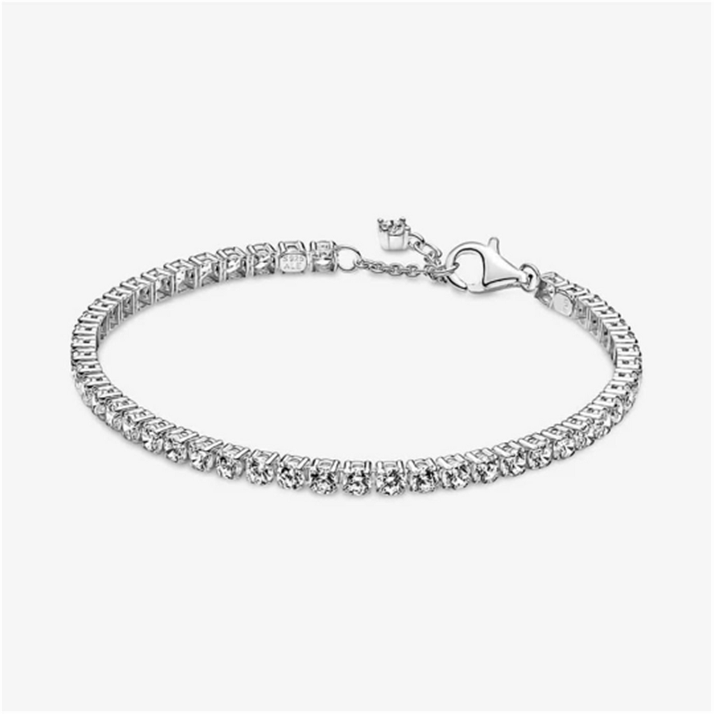 S925 Sterling Silver Sparkling Tennis Bracelet