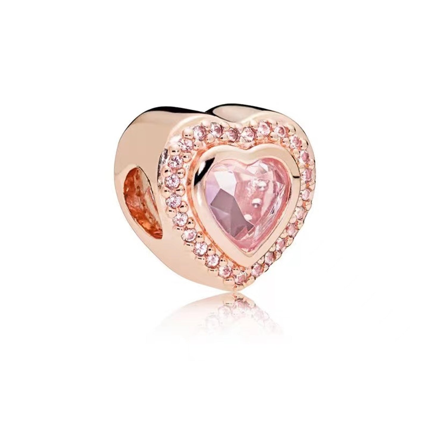 Rose Gold Series Summer Flowers Charms