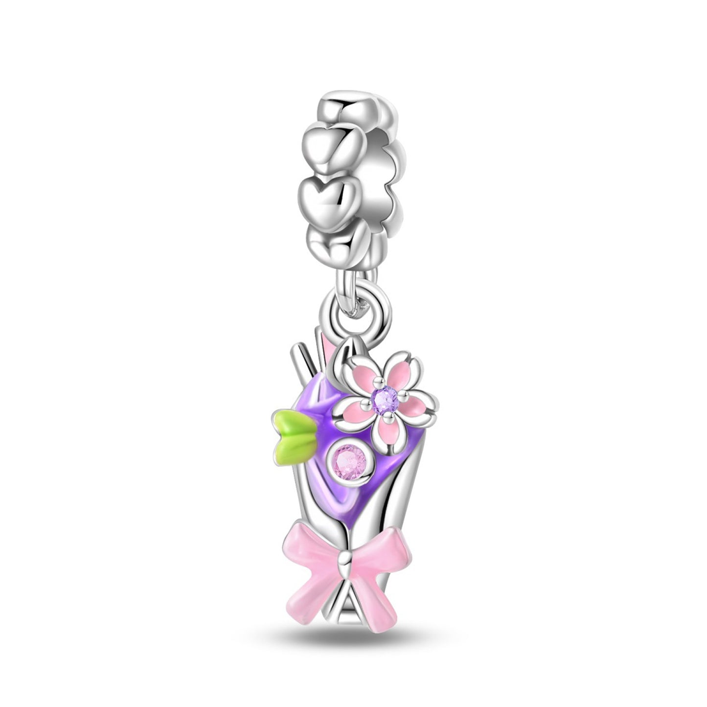 925 Sterling Silver Coffee Candy Pendant Series Charm