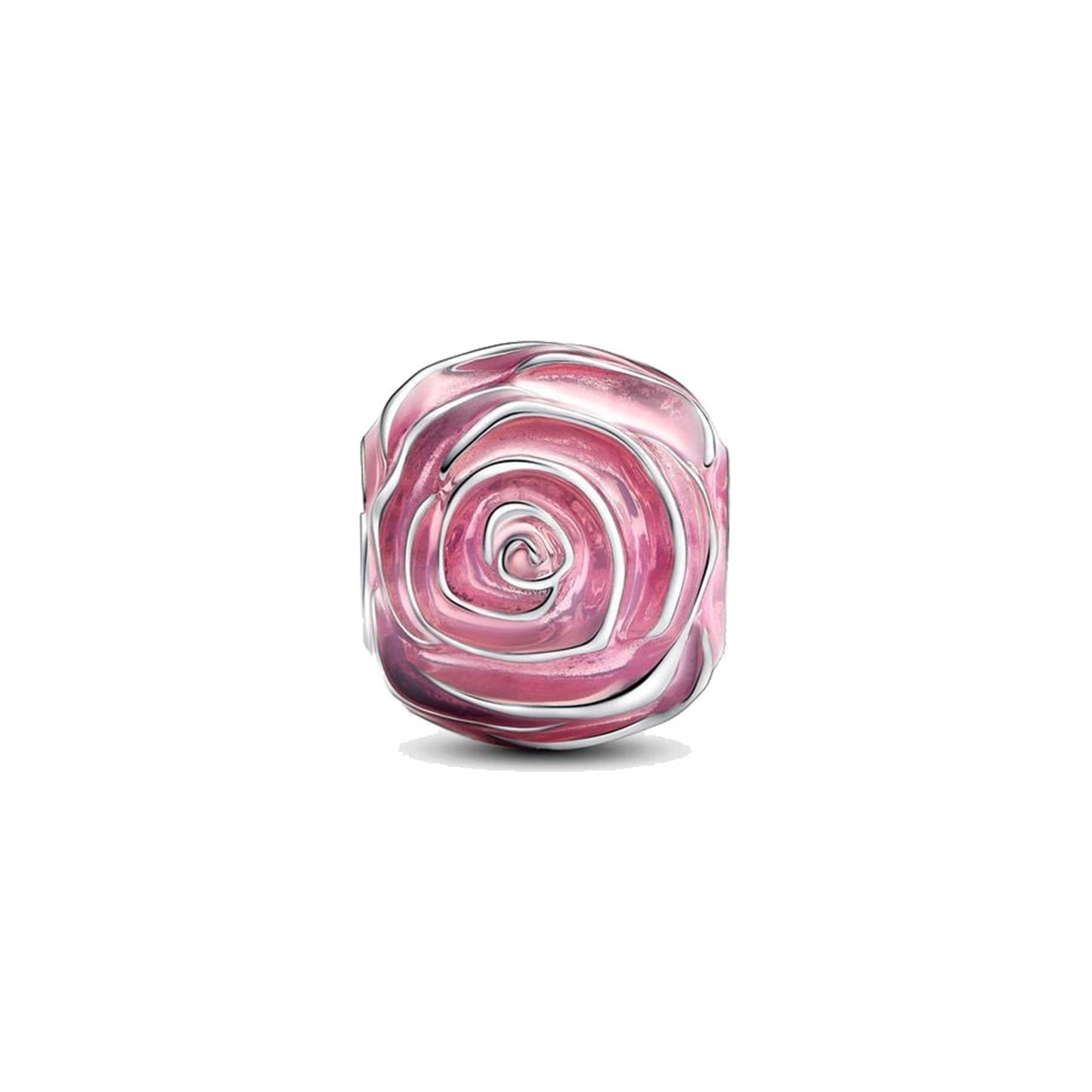 S925 Sterling Silver Pearl Rose Beading Series Charm