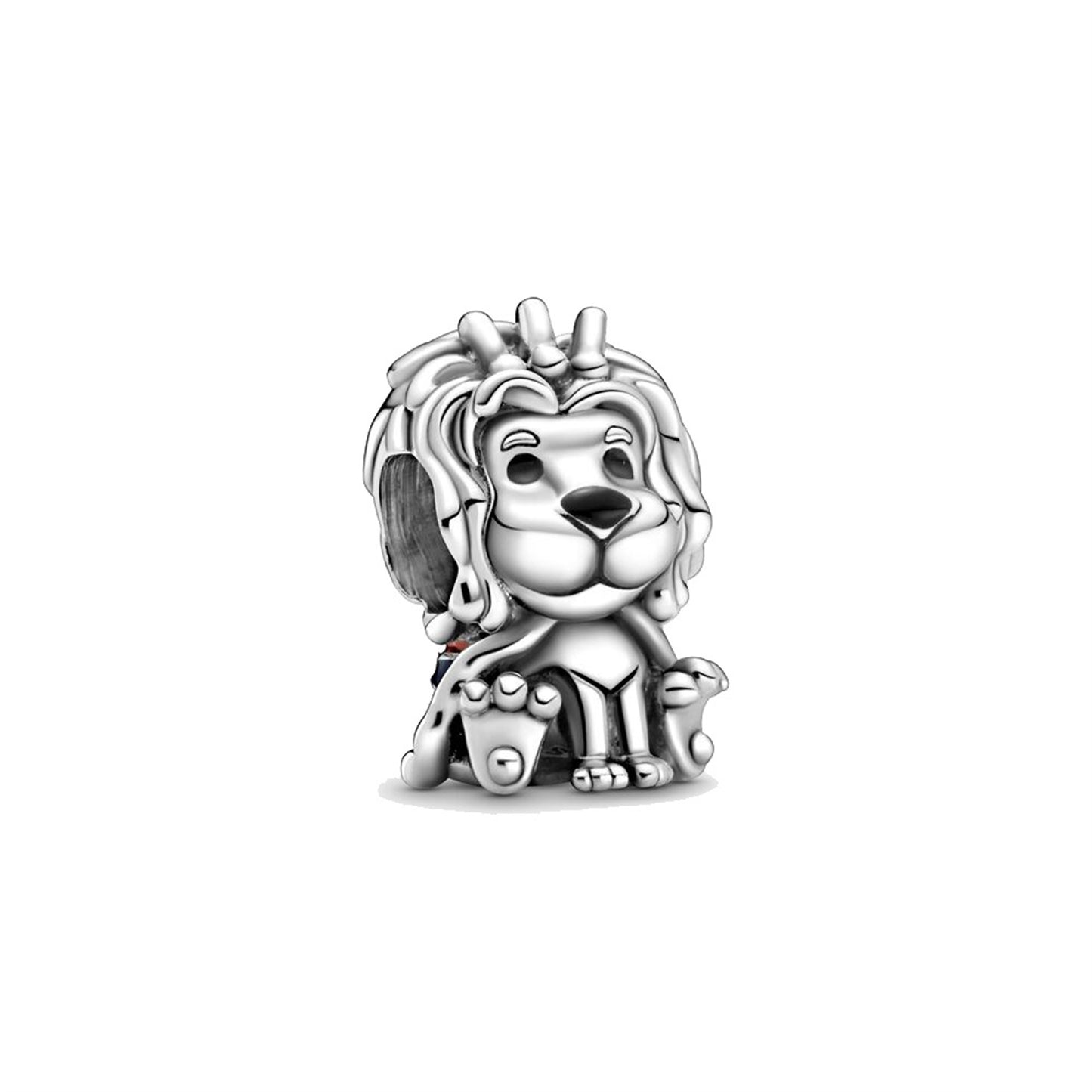 S925 Sterling Silver Animal Lion Owl Beaded Series Charm